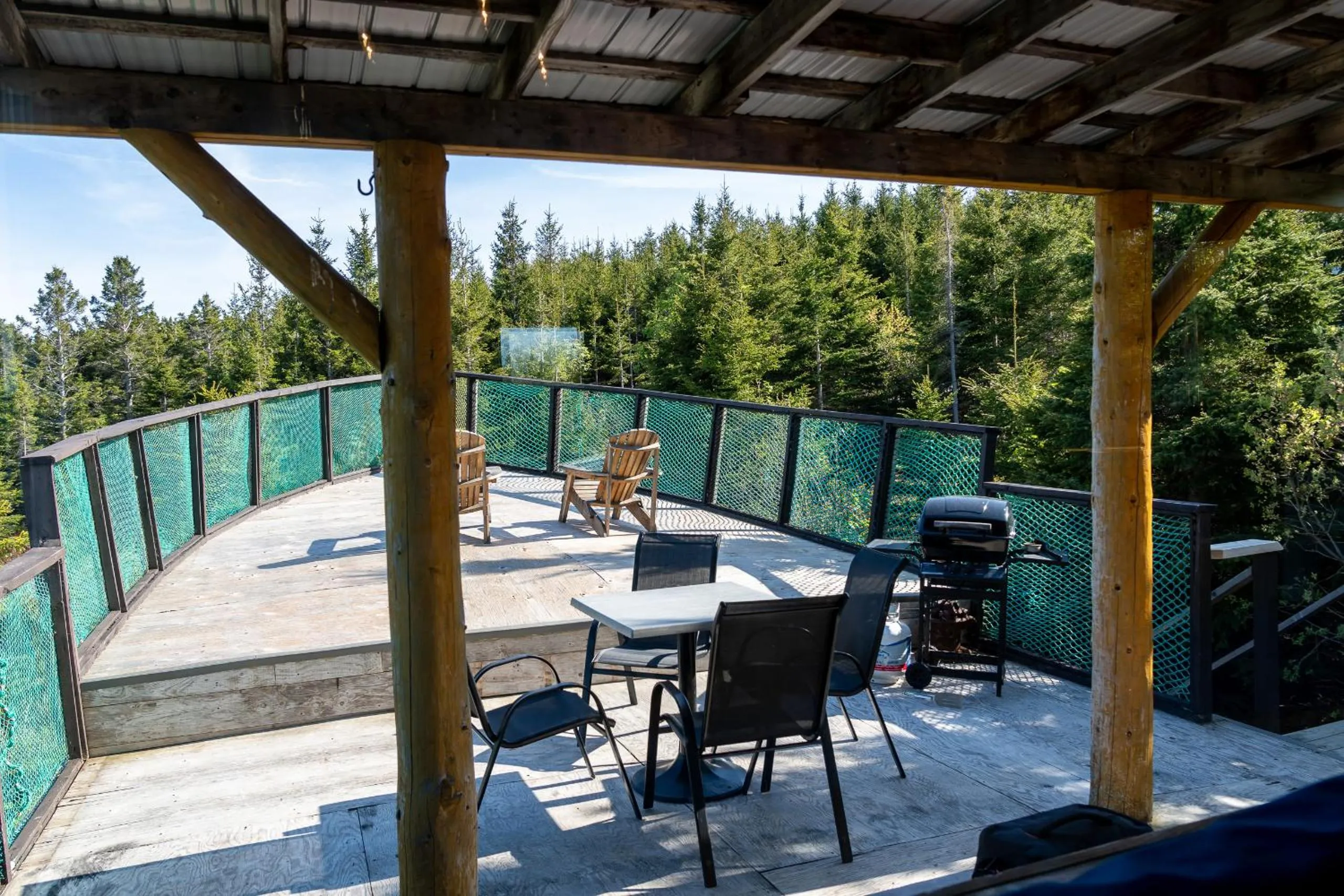 Patio in Auberge/Chalet Griffon Aventure