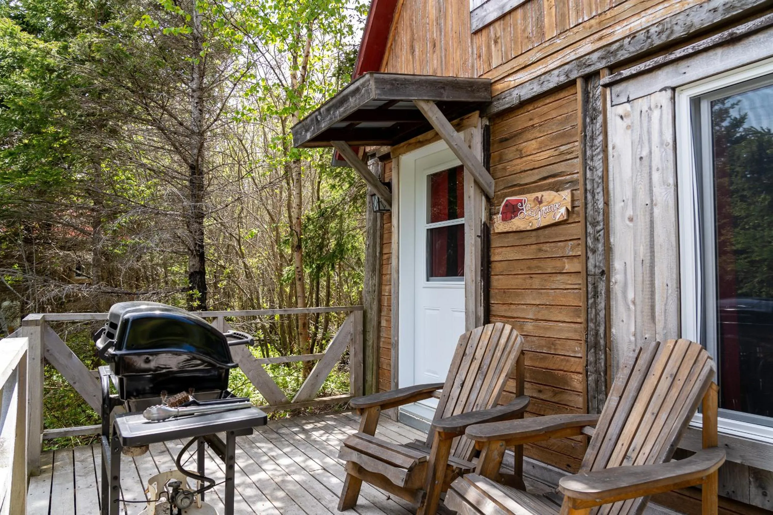 Patio in Auberge/Chalet Griffon Aventure