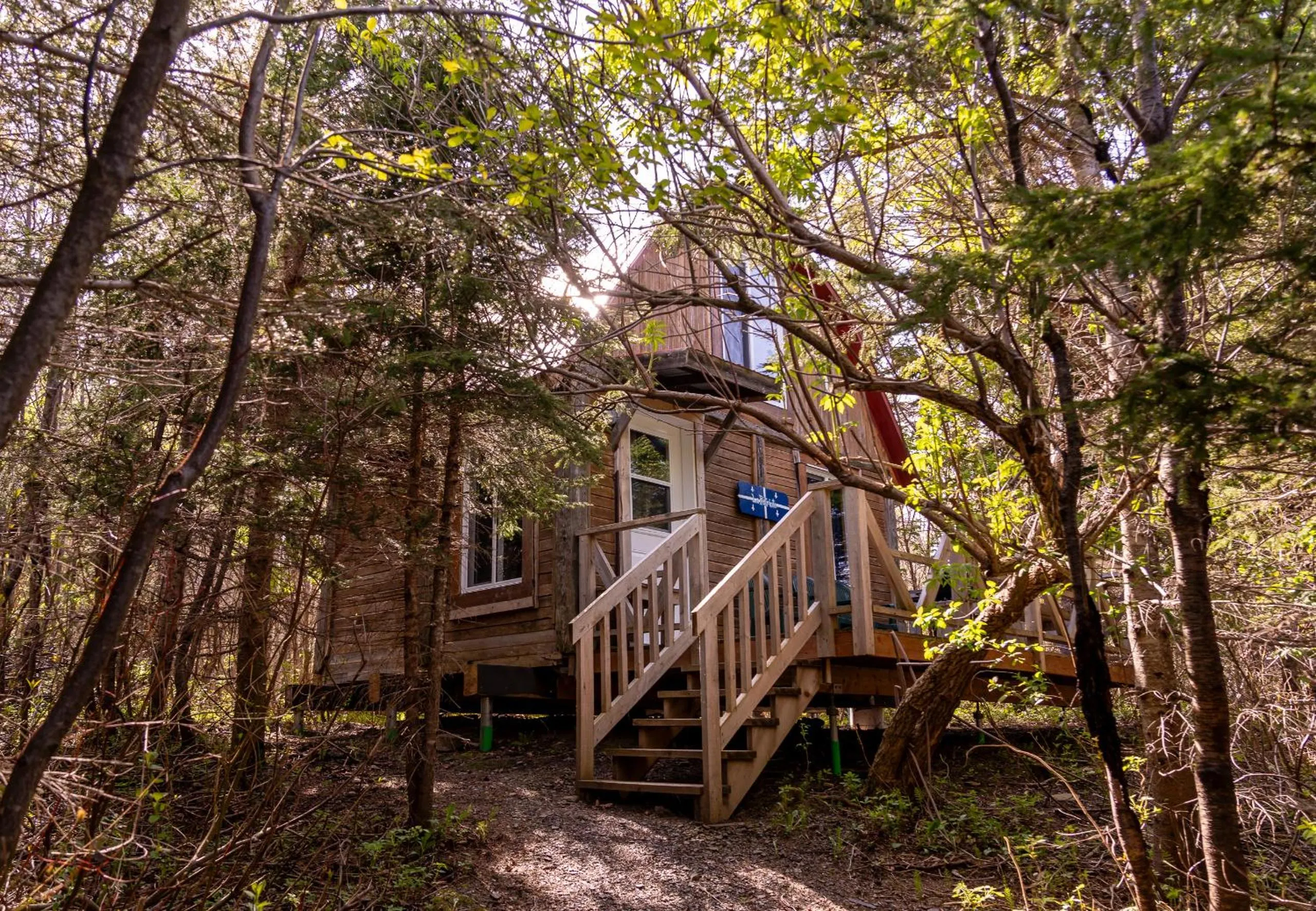 Facade/entrance in Auberge/Chalet Griffon Aventure
