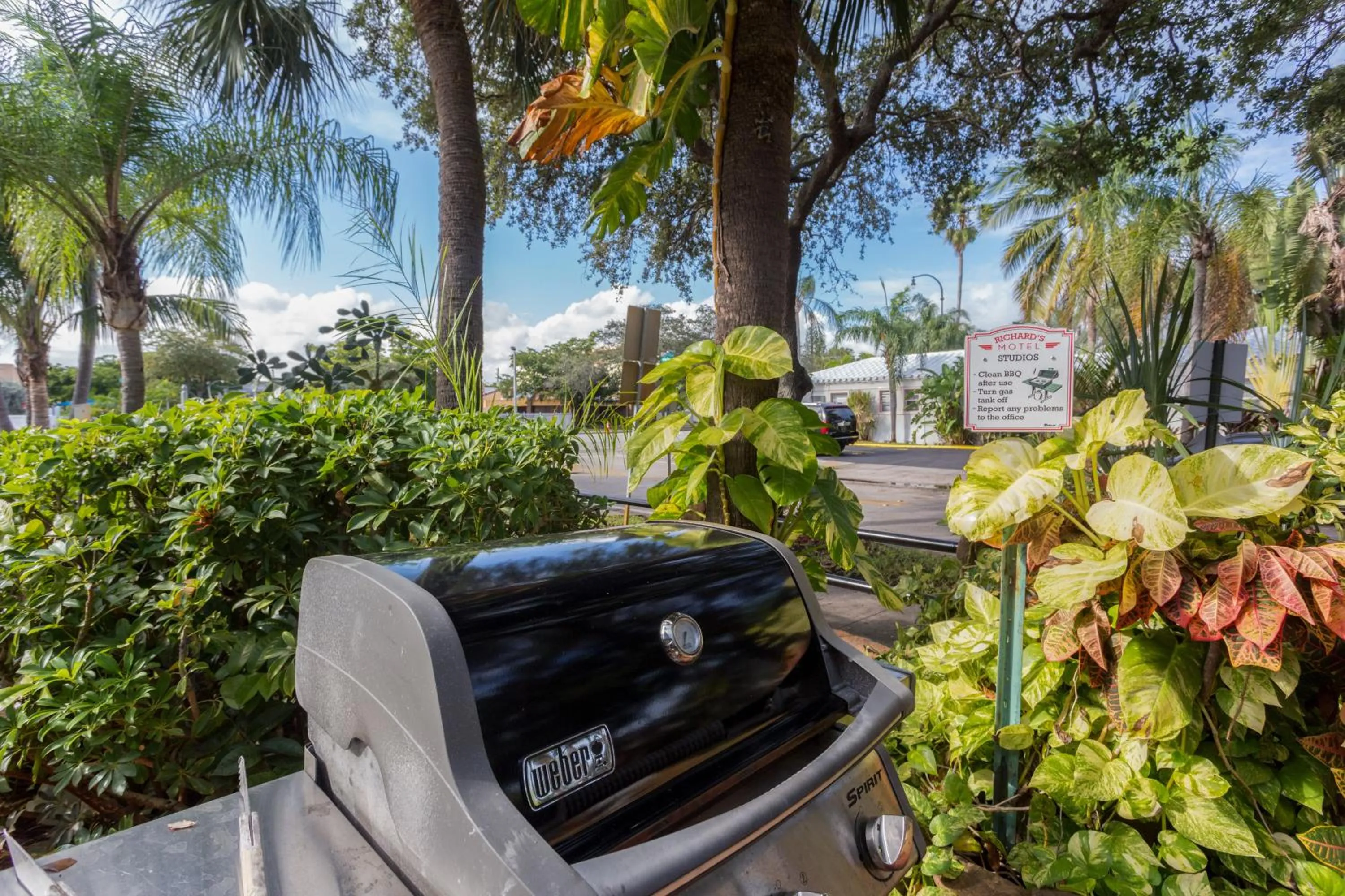 BBQ facilities in Richard's Motel Studios