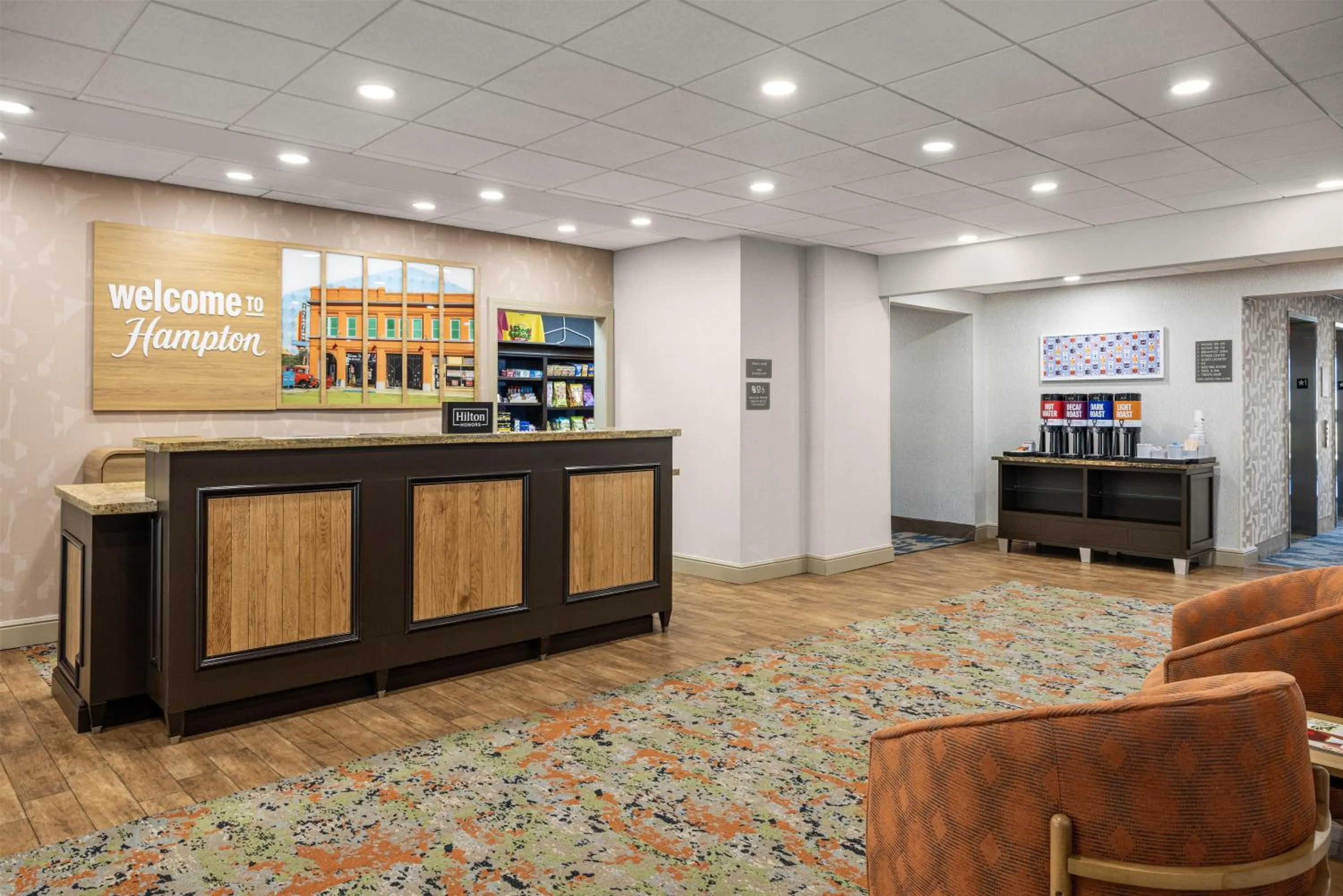 Lobby or reception in Hampton Inn and Suites Hope