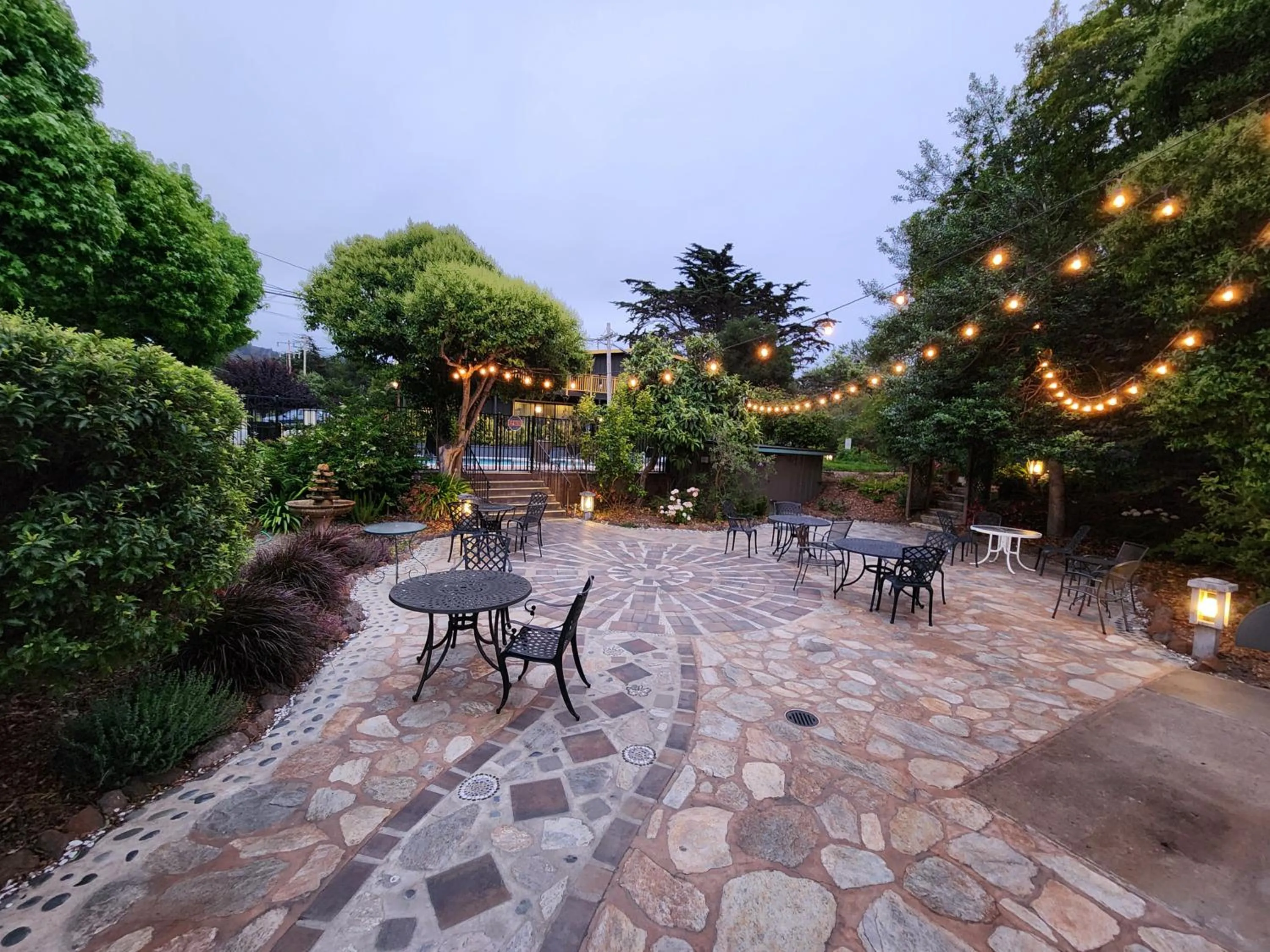 Garden in Carmel River Inn & Cottages