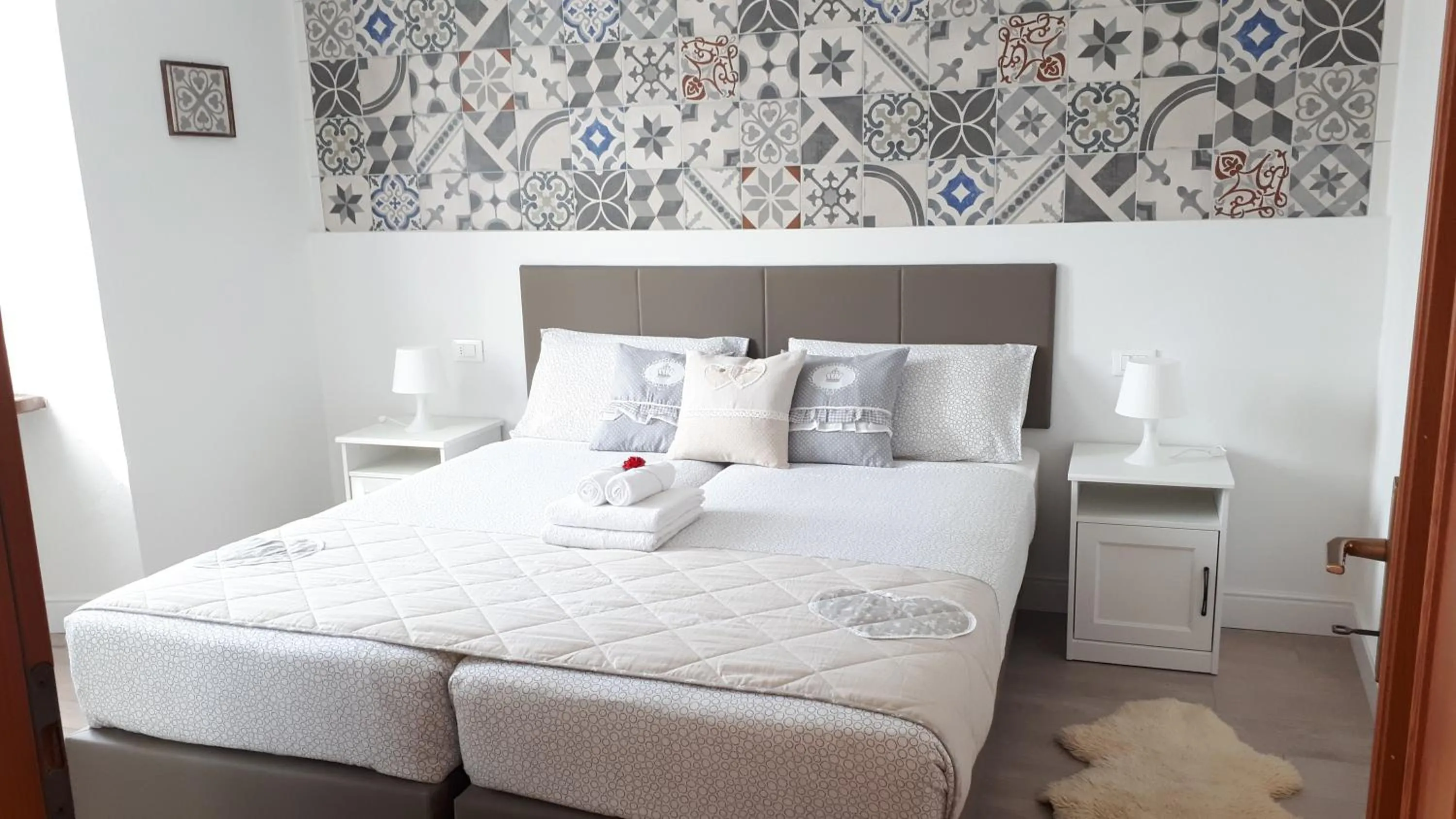 Bed in Ledro Lake Suite "Pur"