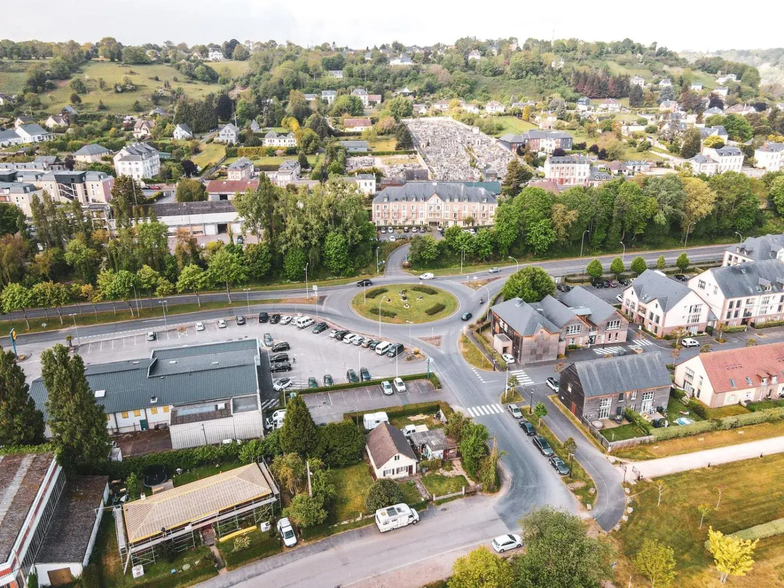 Bird's eye view in Tulip Inn Honfleur Residence & Spa Bird's eye view in Tulip Inn Honfleur Residence & Spa