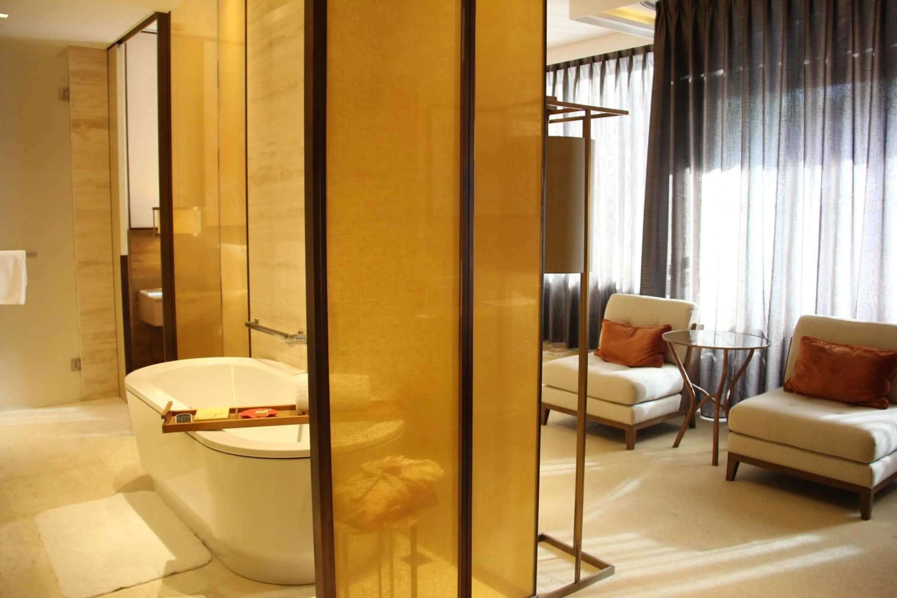 Bathroom in HUALUXE Shanghai Twelve At Hengshan