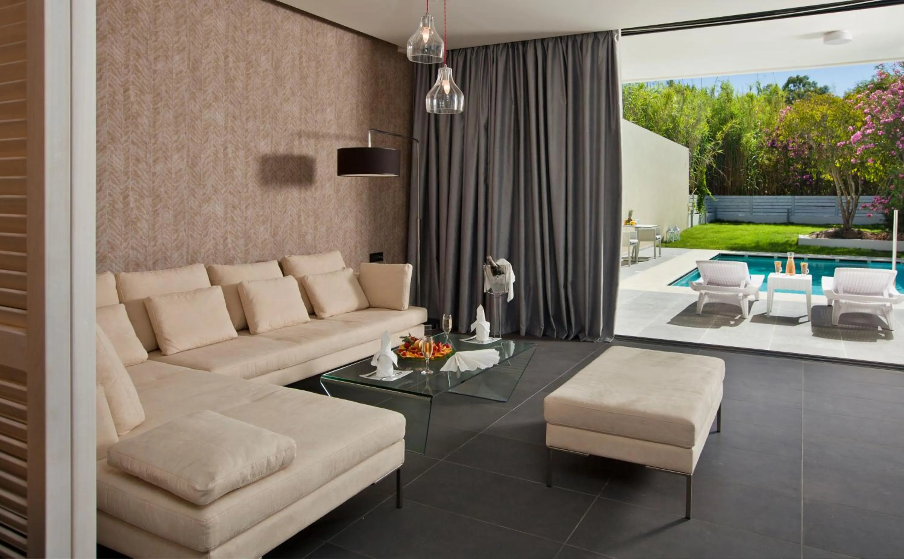 Living room in Caravia Beach Hotel