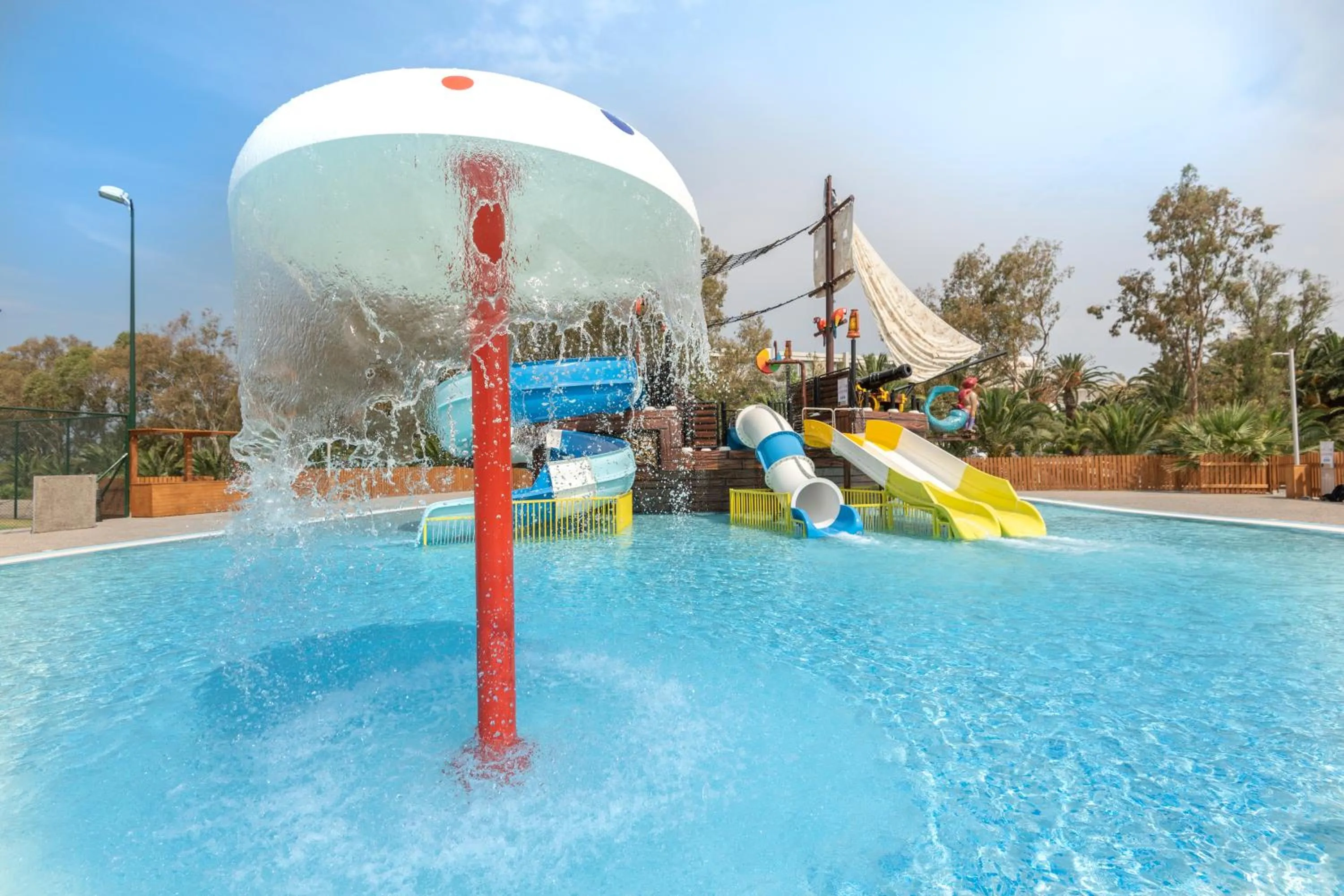 Aqua park in Caravia Beach Hotel