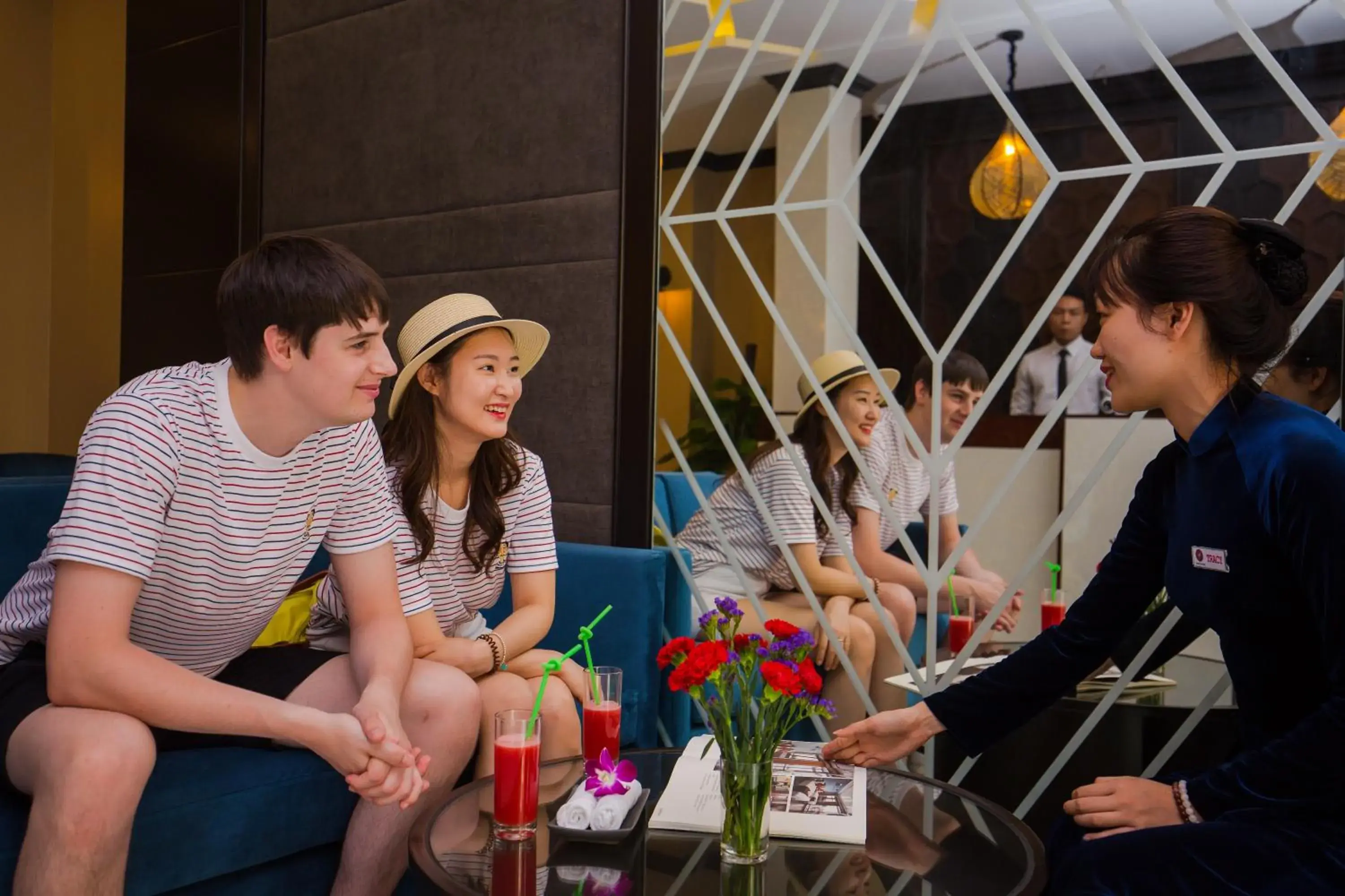 Living room in La Santé Hotel & Spa Living room in La Santé Hotel & Spa