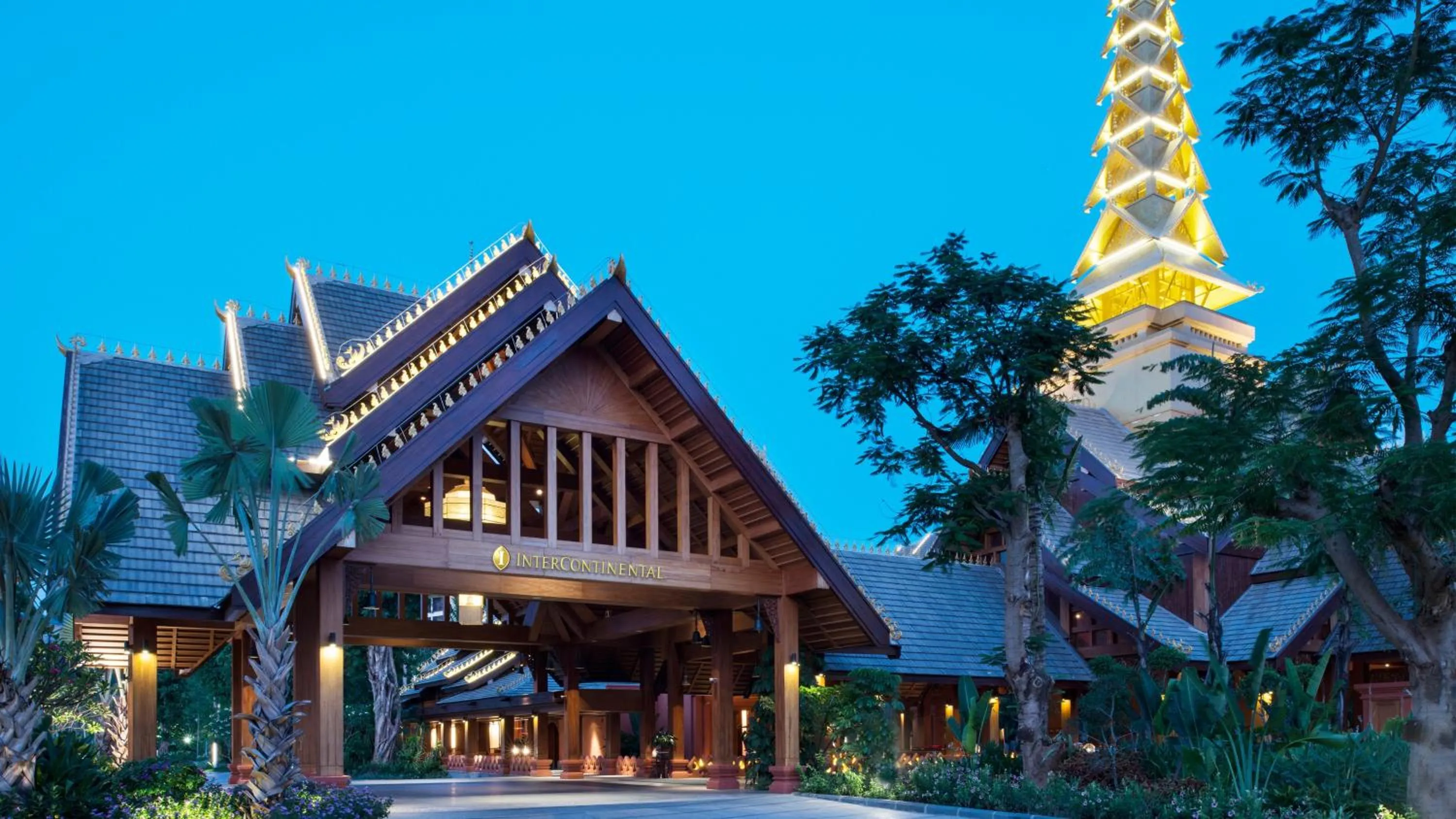 Property building in InterContinental Xishuangbanna Resort by IHG
