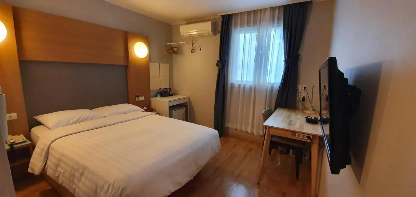 Bed in Appletree Hotel Pohang Bed in Appletree Hotel Pohang