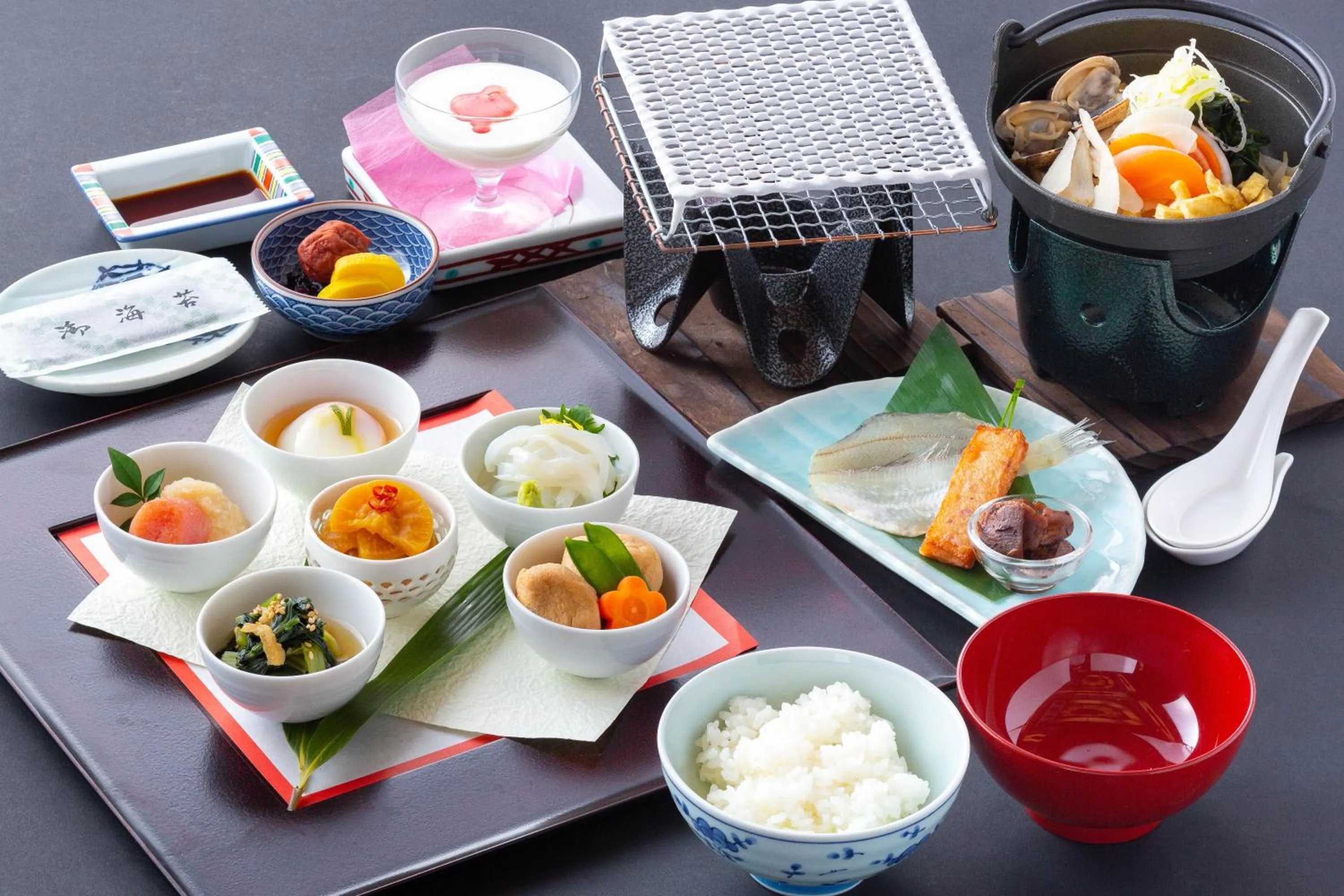 Breakfast in Yamashiro Onsen Miyabi no Yado Kaga Hyakumangoku