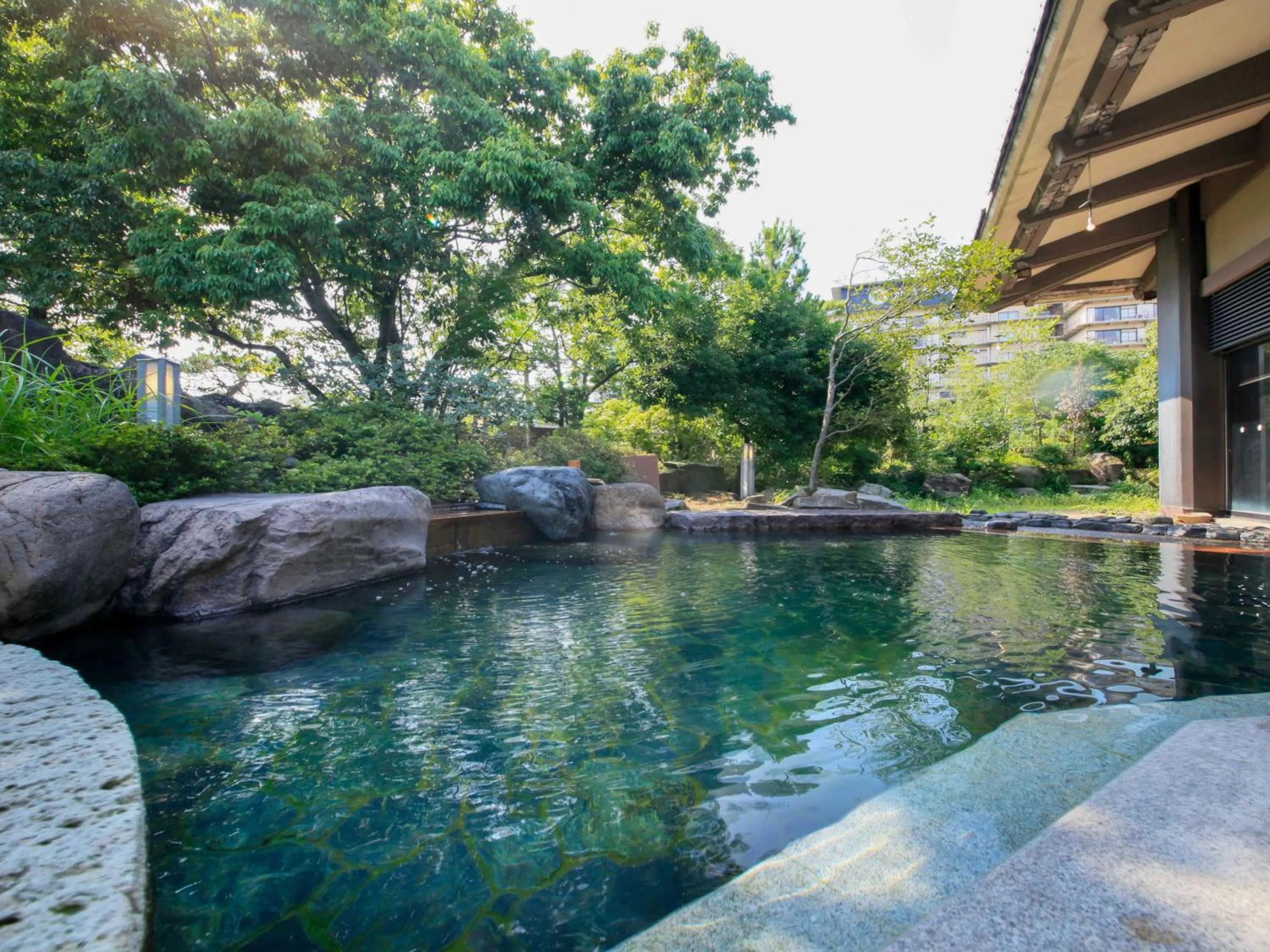 Hot Spring Bath in Yamashiro Onsen Miyabi no Yado Kaga Hyakumangoku