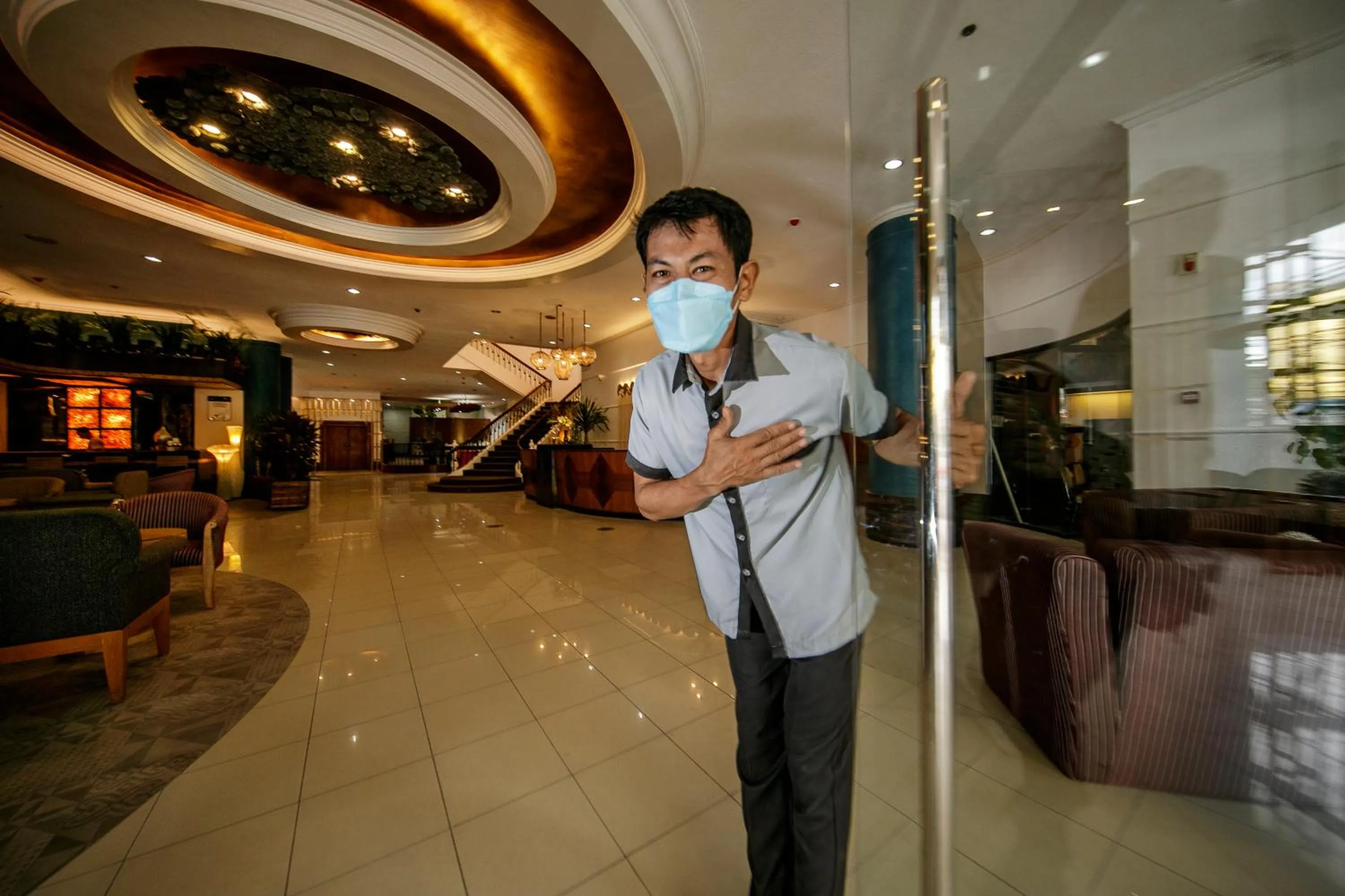 Staff in The Bellavista Hotel