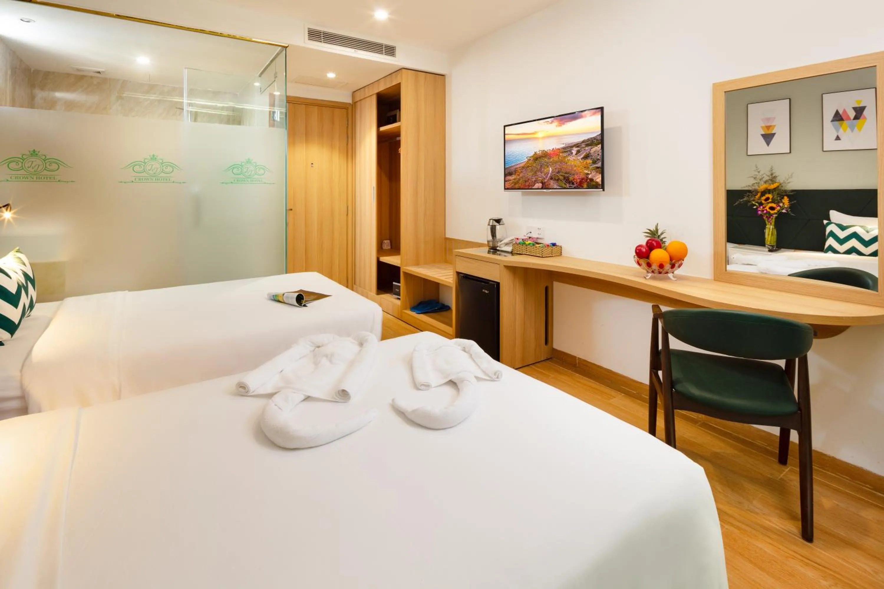 Photo of the whole room, Bed in Crown Hotel Nha Trang