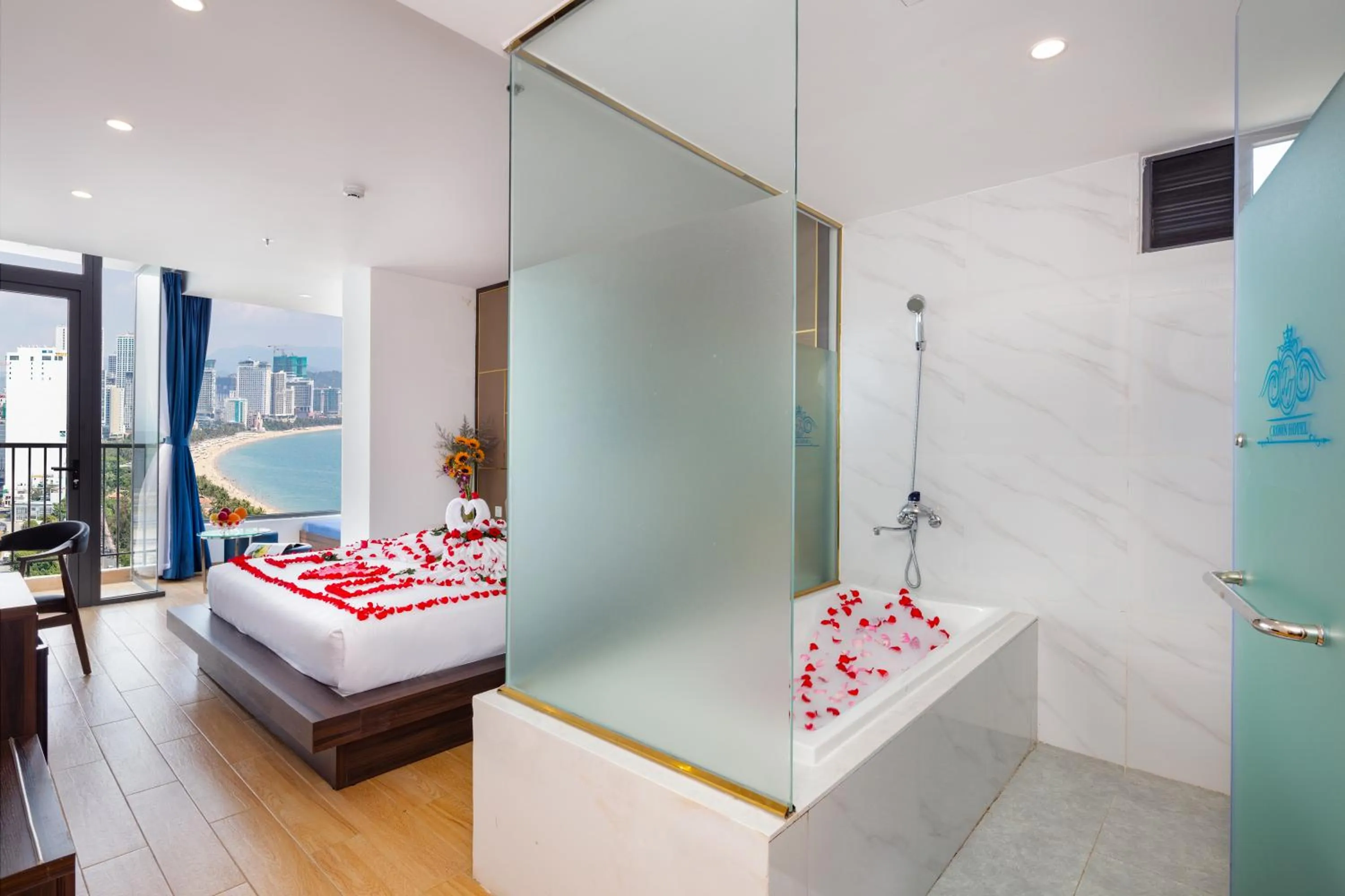 Bed in Crown Hotel Nha Trang