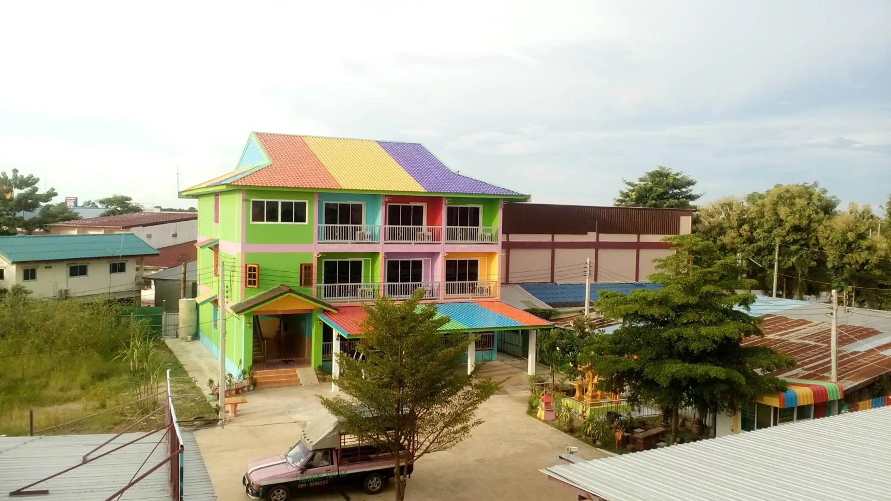 Bird's eye view in RuengsriSiri Guesthouse Bird's eye view in RuengsriSiri Guesthouse