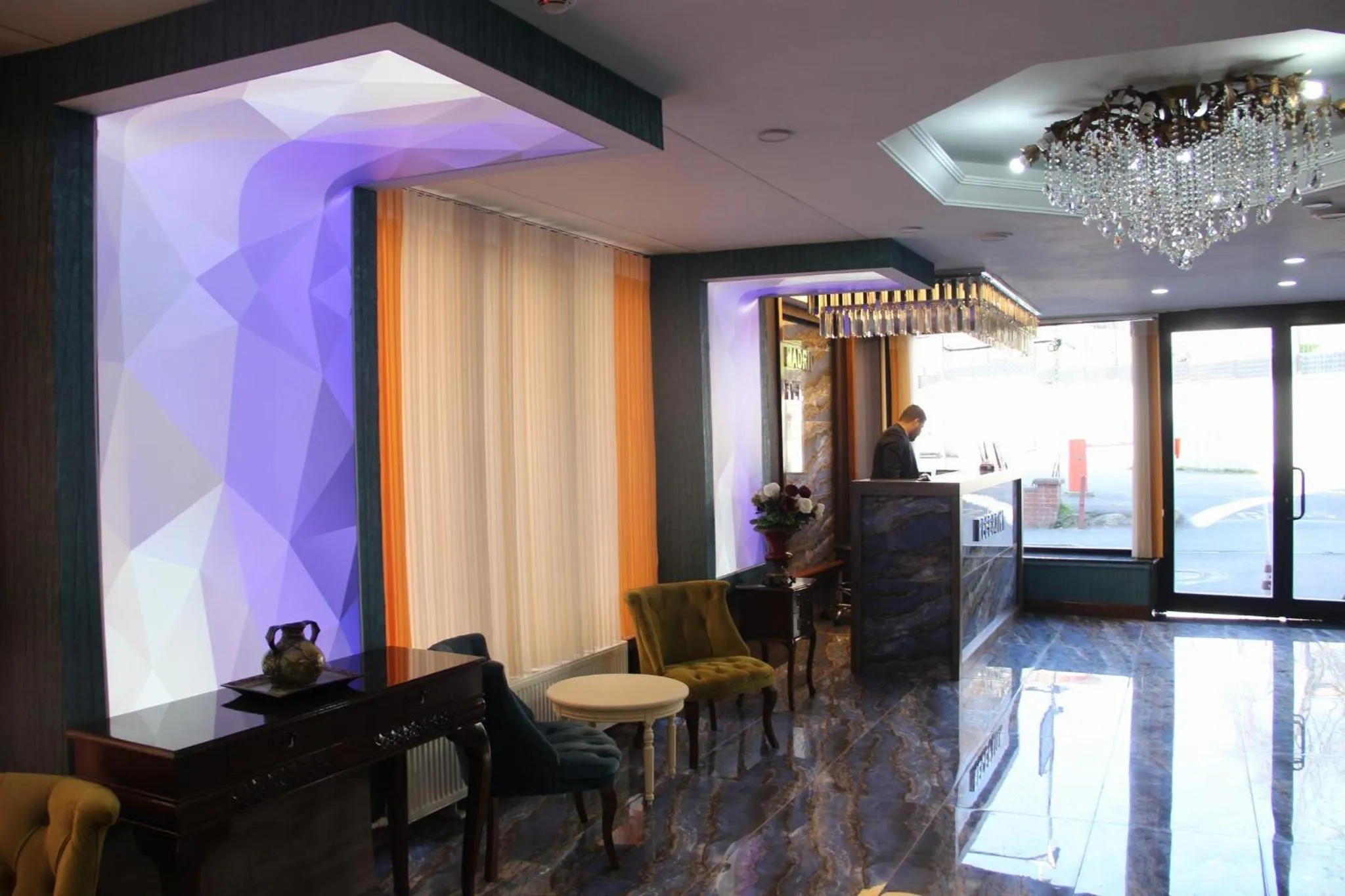 Lobby or reception in Kaya Madrid Hotel