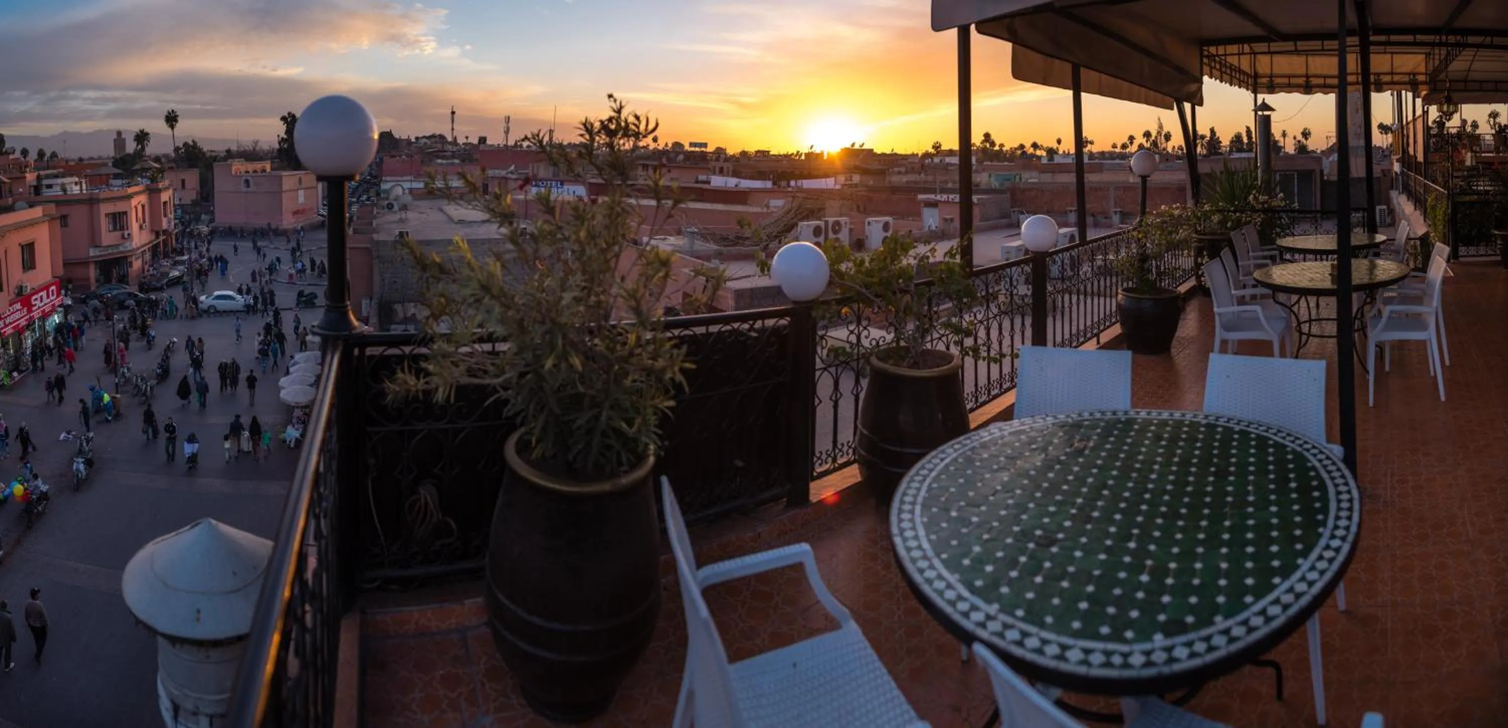 Balcony/Terrace in Riad Omar
