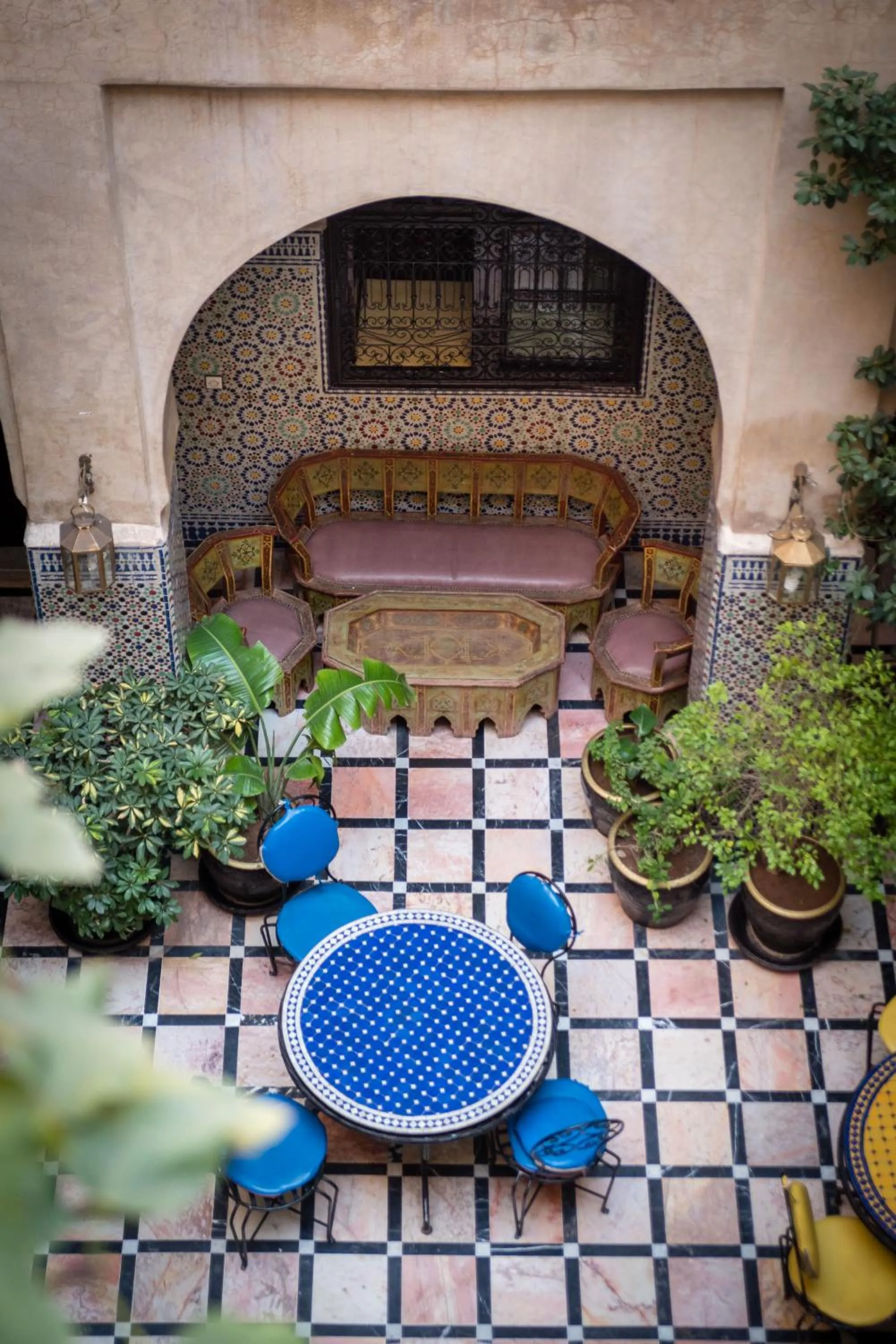 Patio in Riad Omar