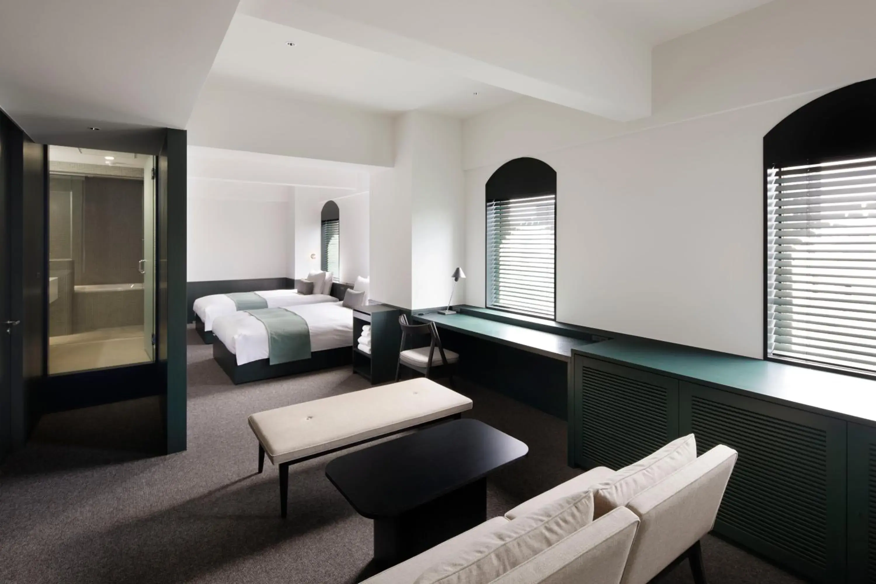 Living room, Bed in DDD HOTEL Living room, Bed in DDD HOTEL