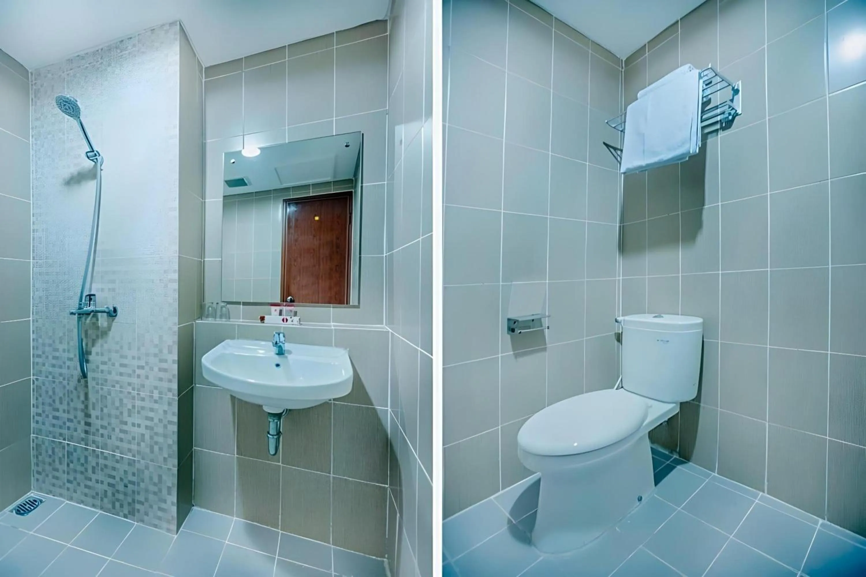 Bathroom in Collection O Cikarang Near President University Formerly Enviro