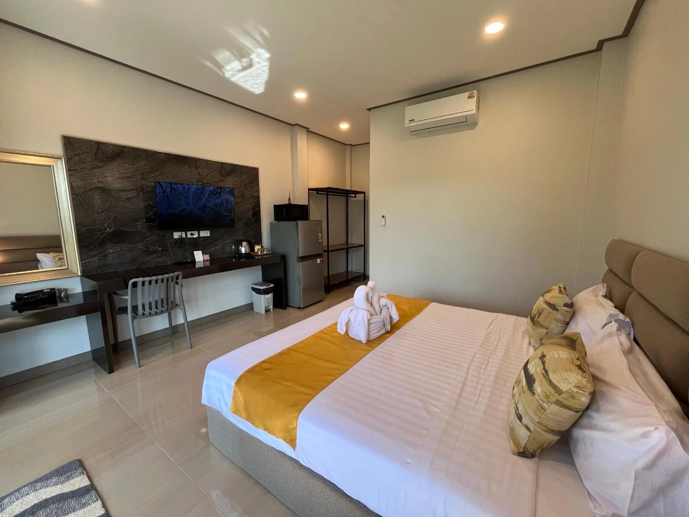 TV and multimedia, Bed in Marigold Aonang Resort