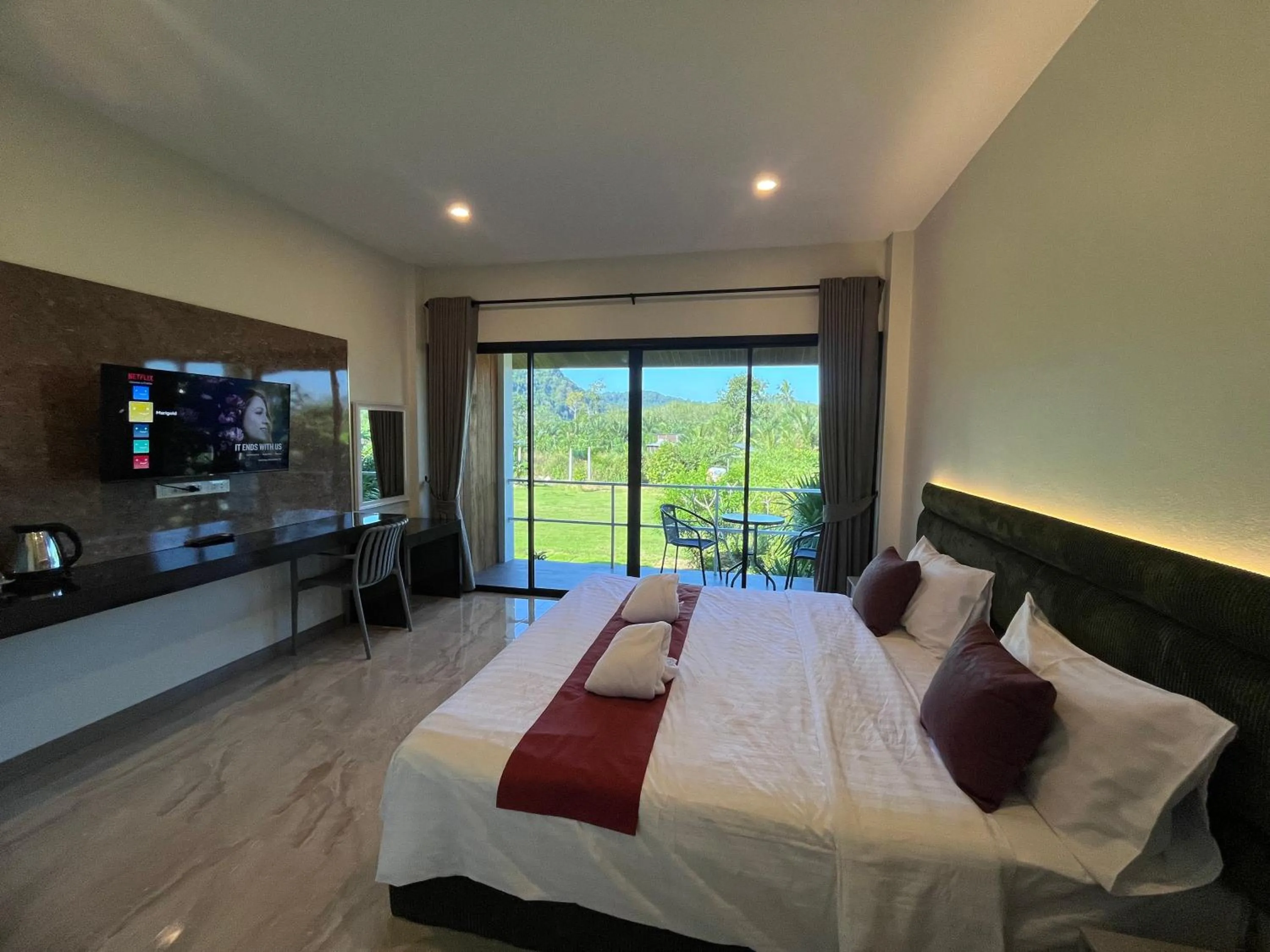 TV and multimedia, Bed in Marigold Aonang Resort