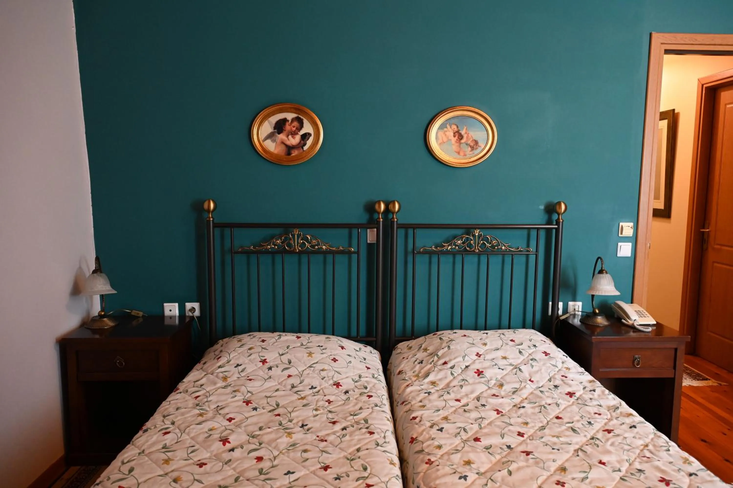 Bed in Polyxenia Hotel