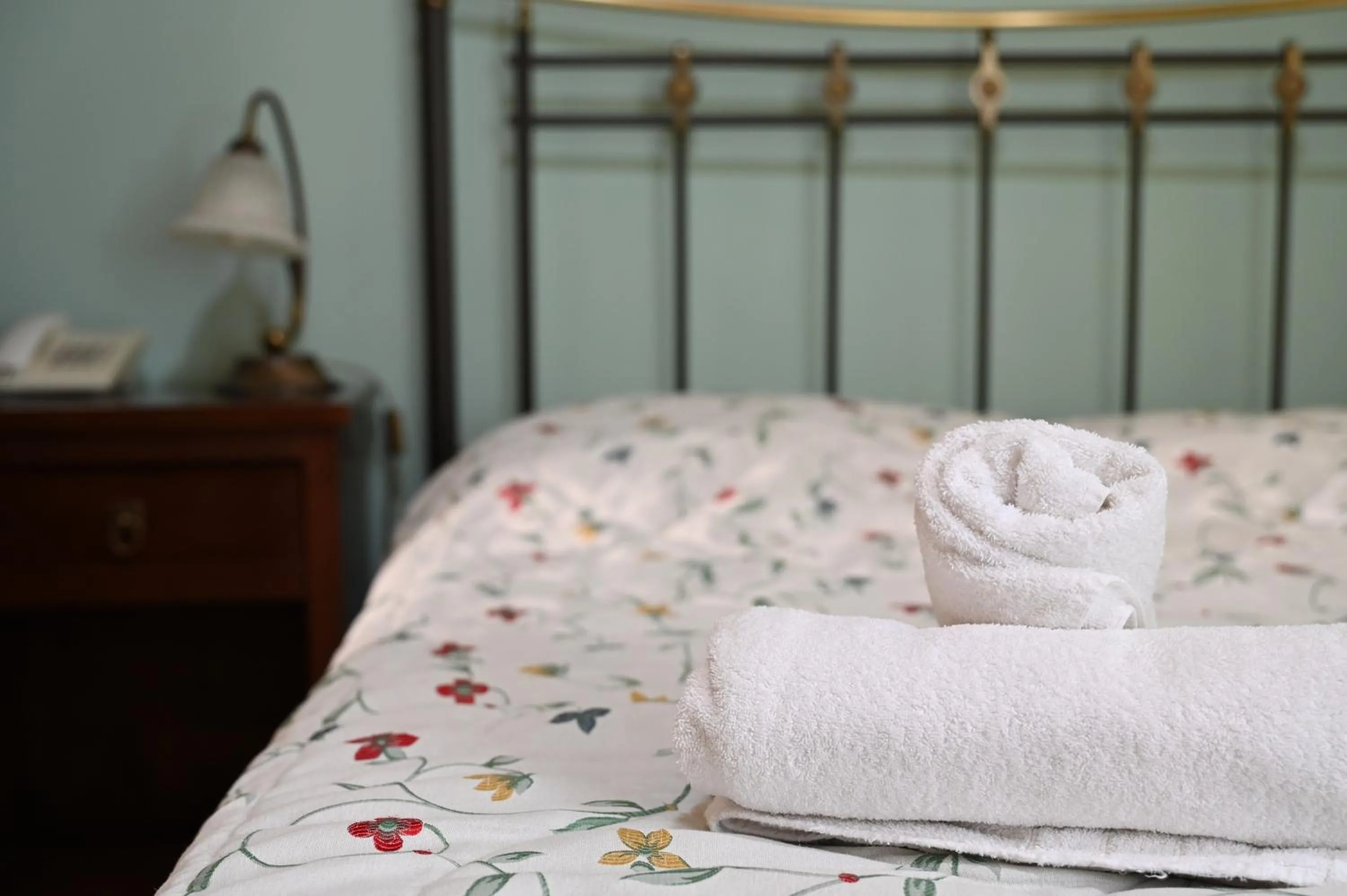 Bed in Polyxenia Hotel