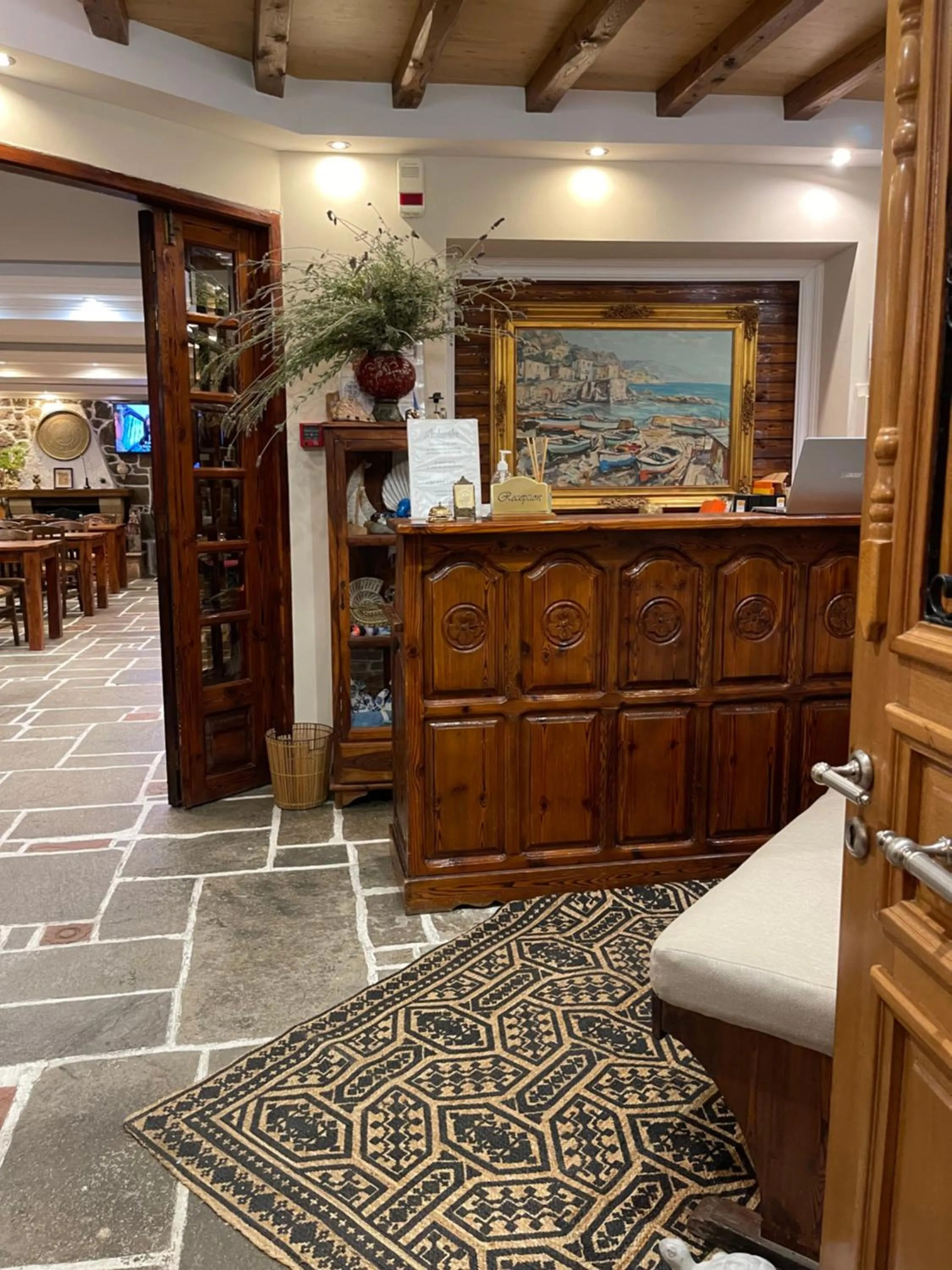Lobby or reception in Arxontiko Hotel