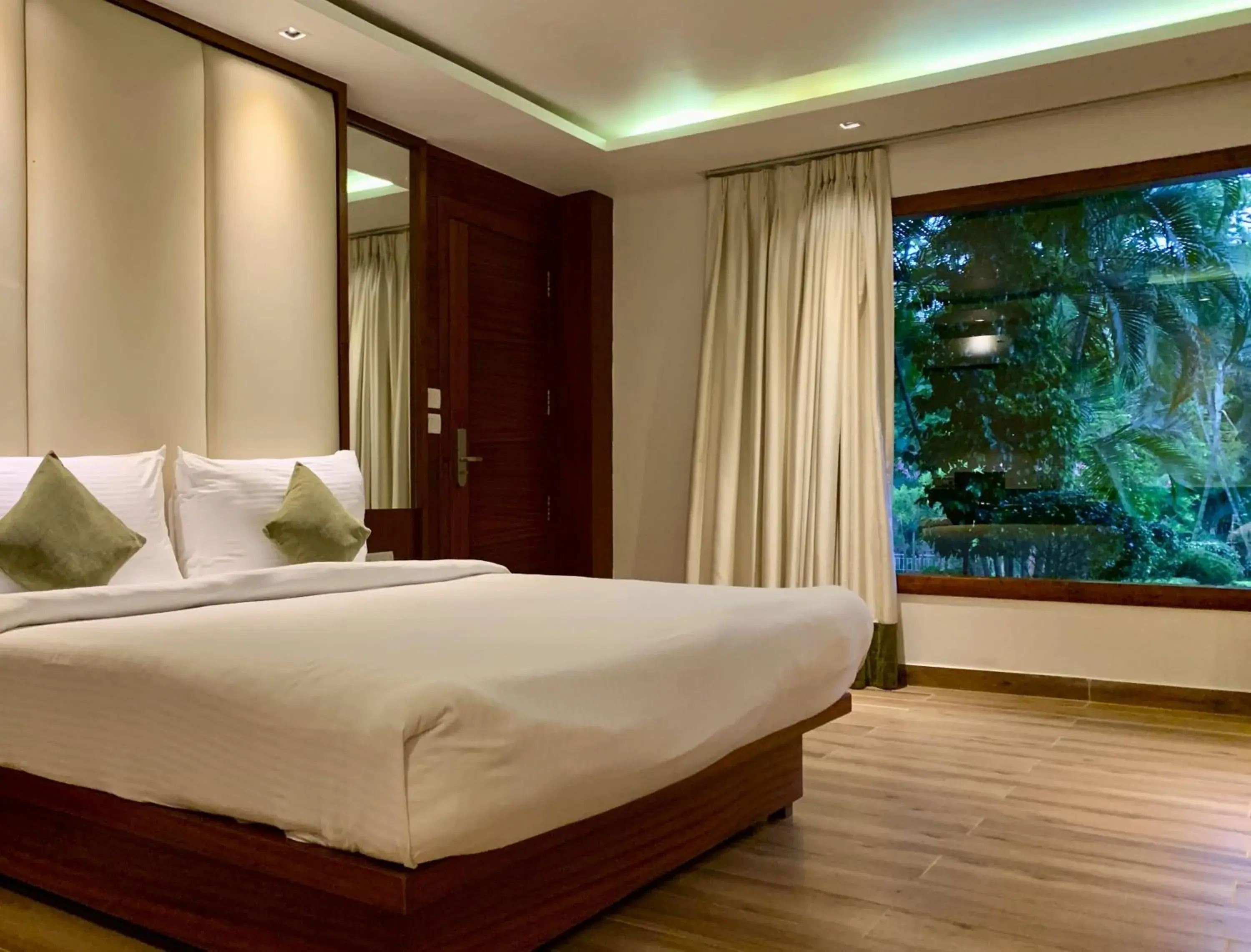 View (from property/room), Bed in The Greenwood Resort, Guwahati View (from property/room), Bed in The Greenwood Resort, Guwahati