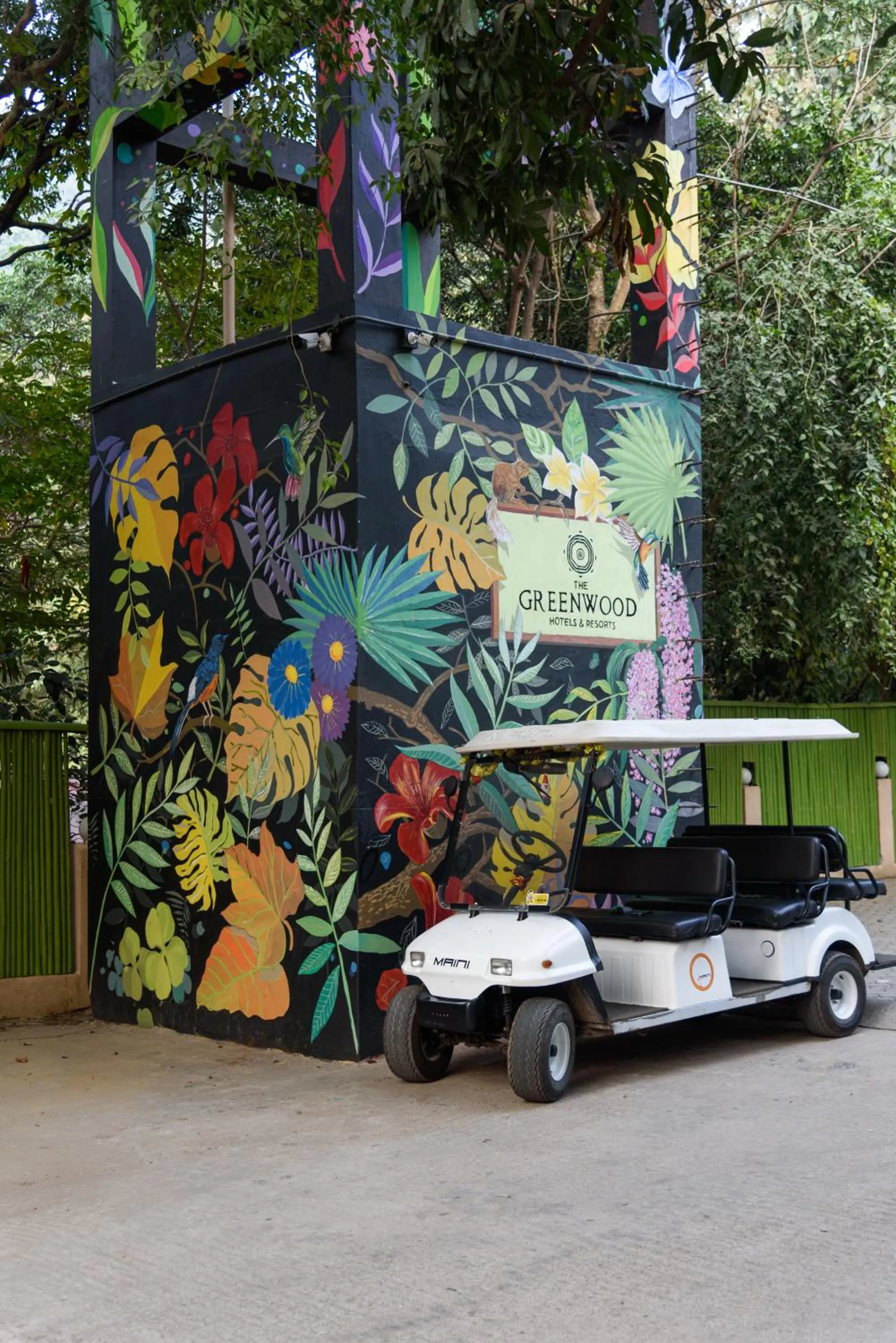 Parking in The Greenwood Resort, Guwahati