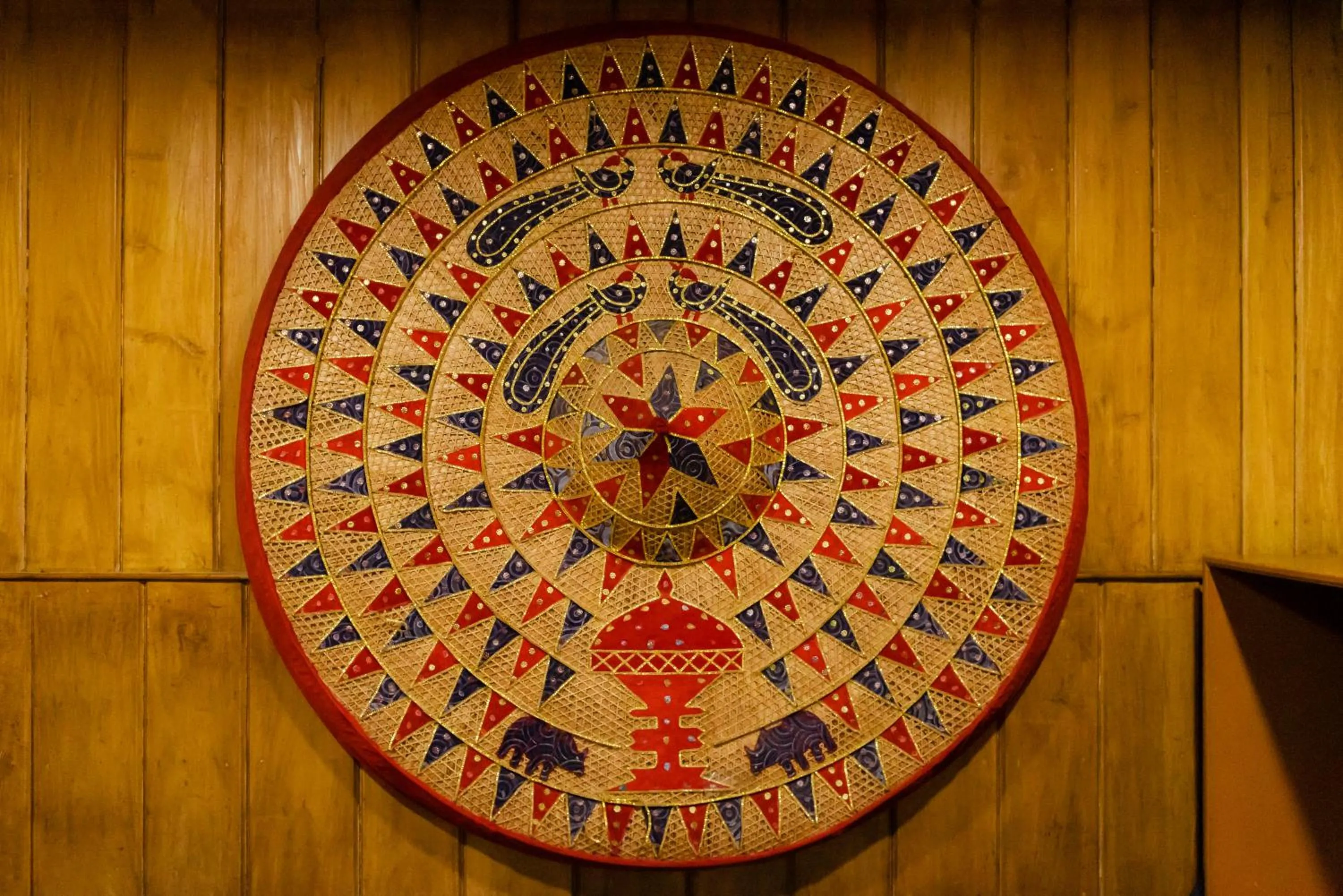 Decorative detail in The Greenwood Resort, Guwahati