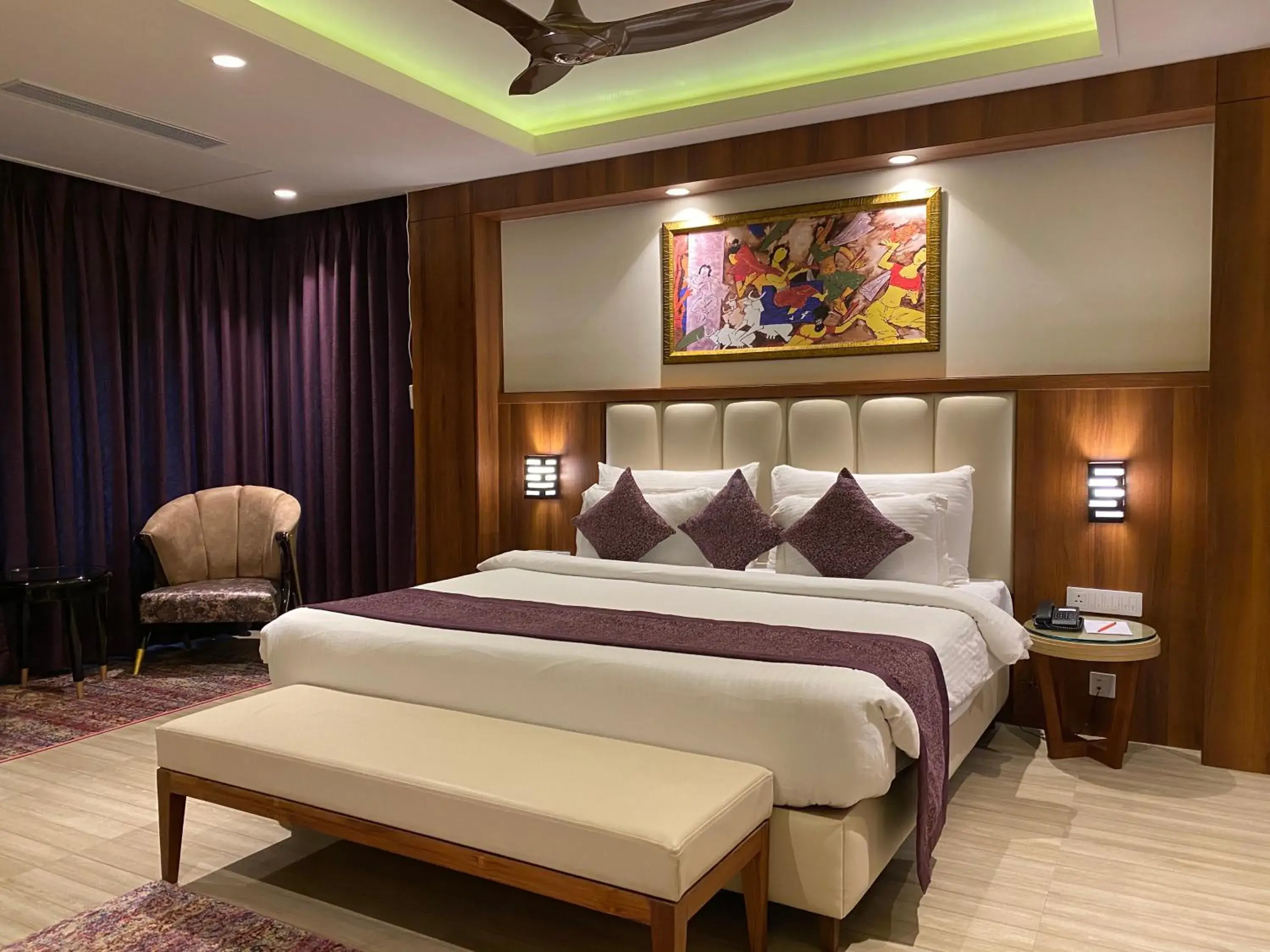 Bedroom, Bed in The Greenwood Resort, Guwahati Bedroom, Bed in The Greenwood Resort, Guwahati