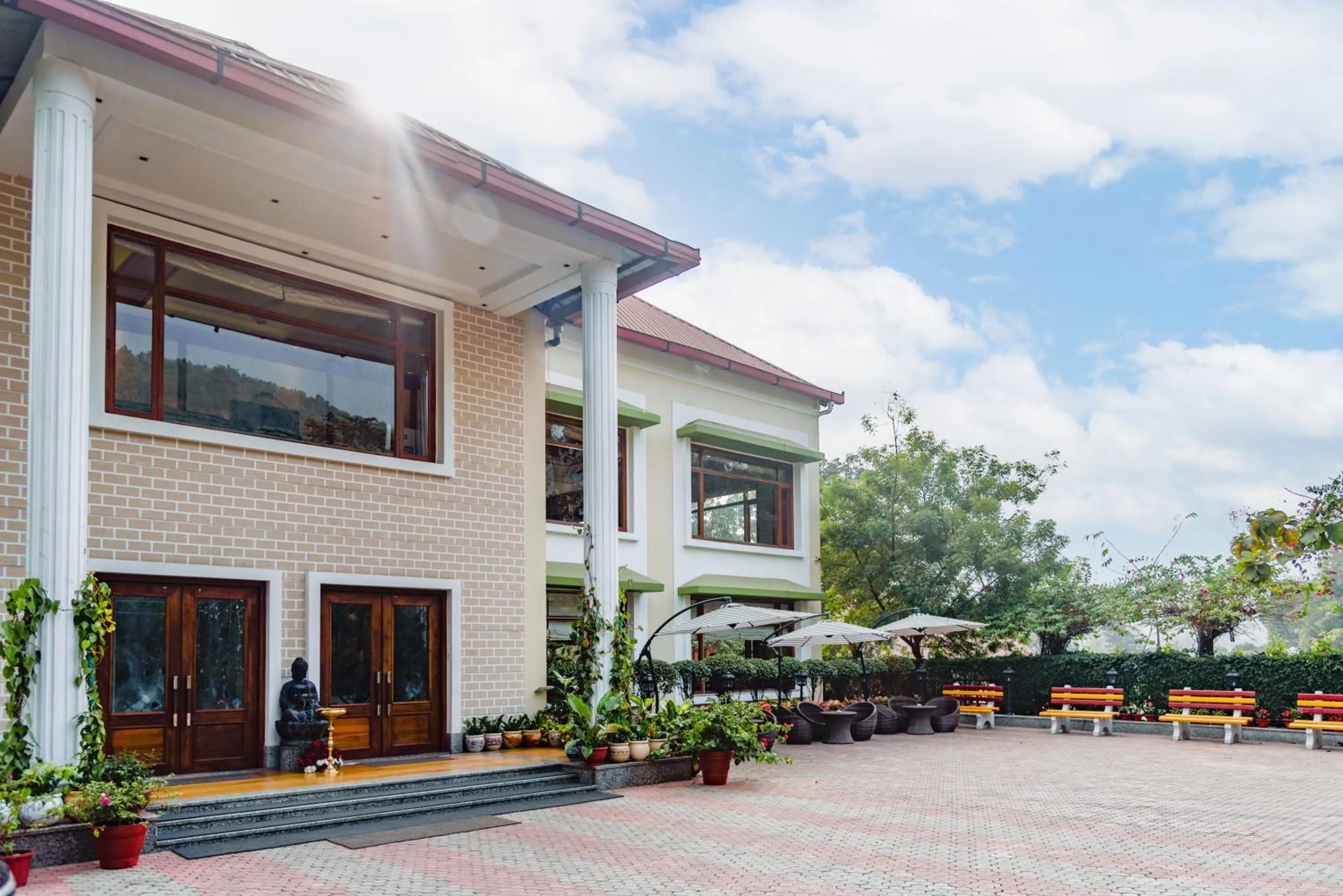 Facade/entrance in The Greenwood Resort, Guwahati