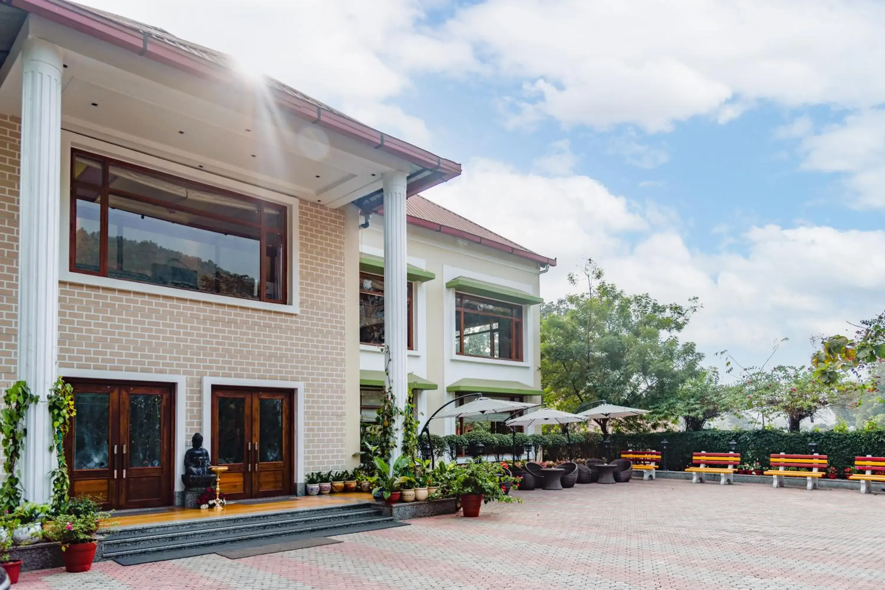 Facade/entrance in The Greenwood Resort, Guwahati Facade/entrance in The Greenwood Resort, Guwahati