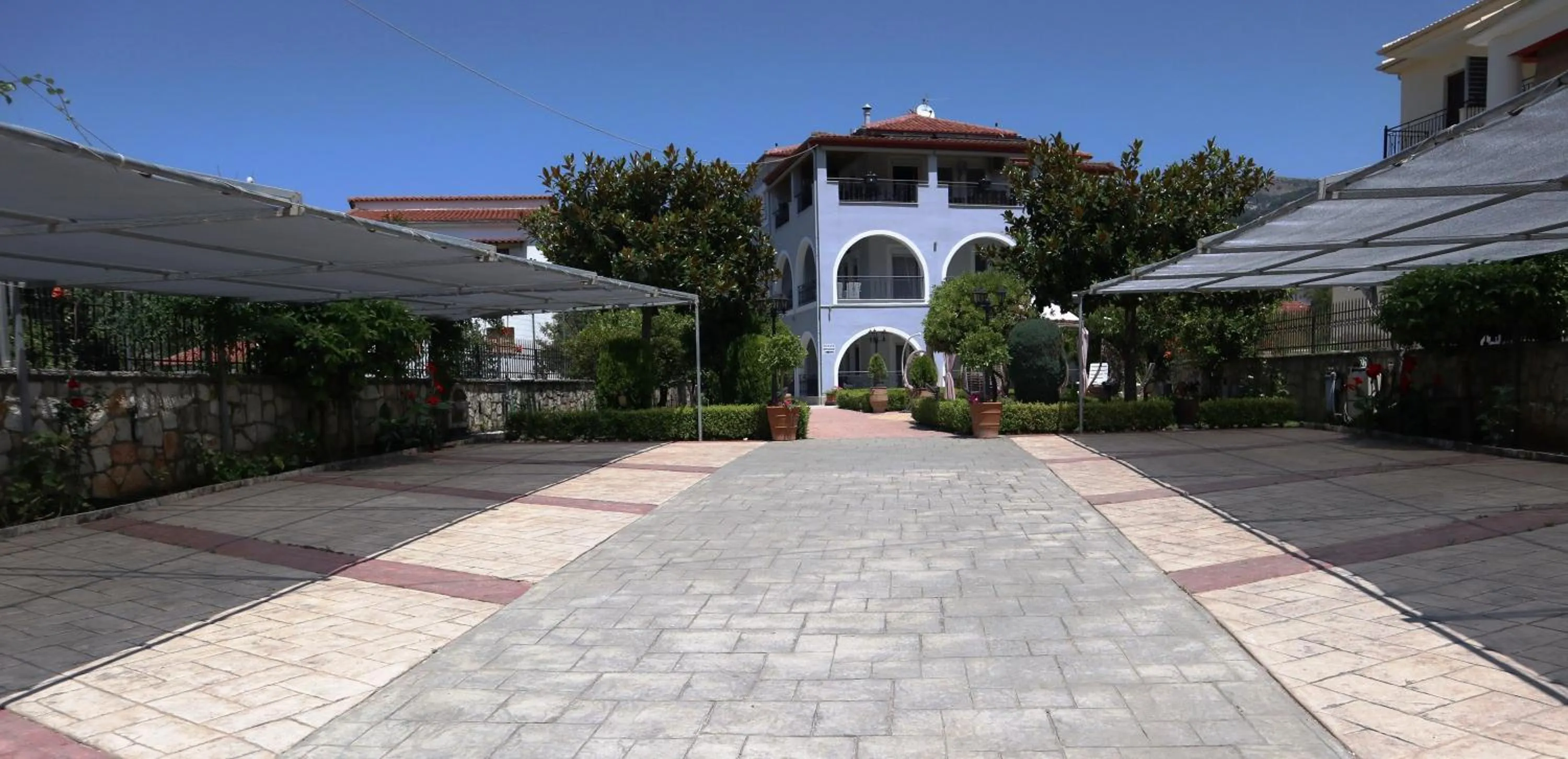 Property building in Delphin Rooms Sivota