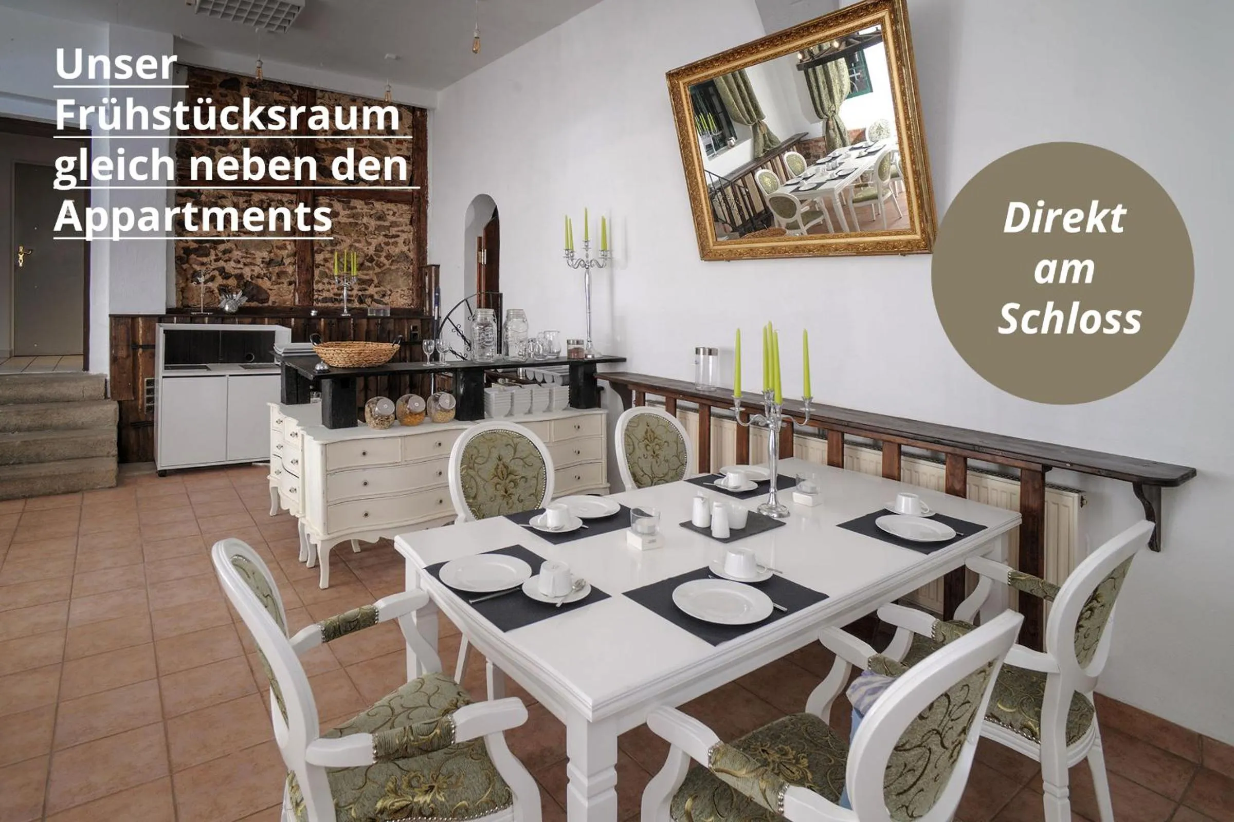Restaurant/places to eat in Designpension Traumschloss Hotel Garni