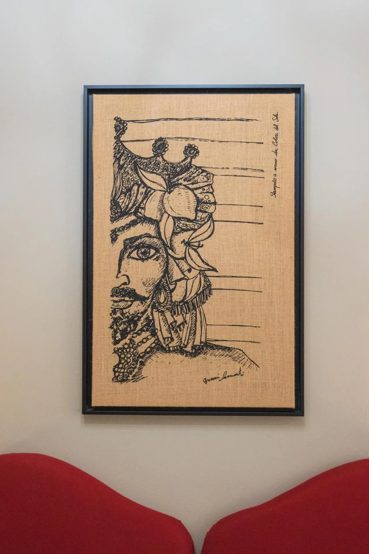 Decorative detail in casa mo room and suite