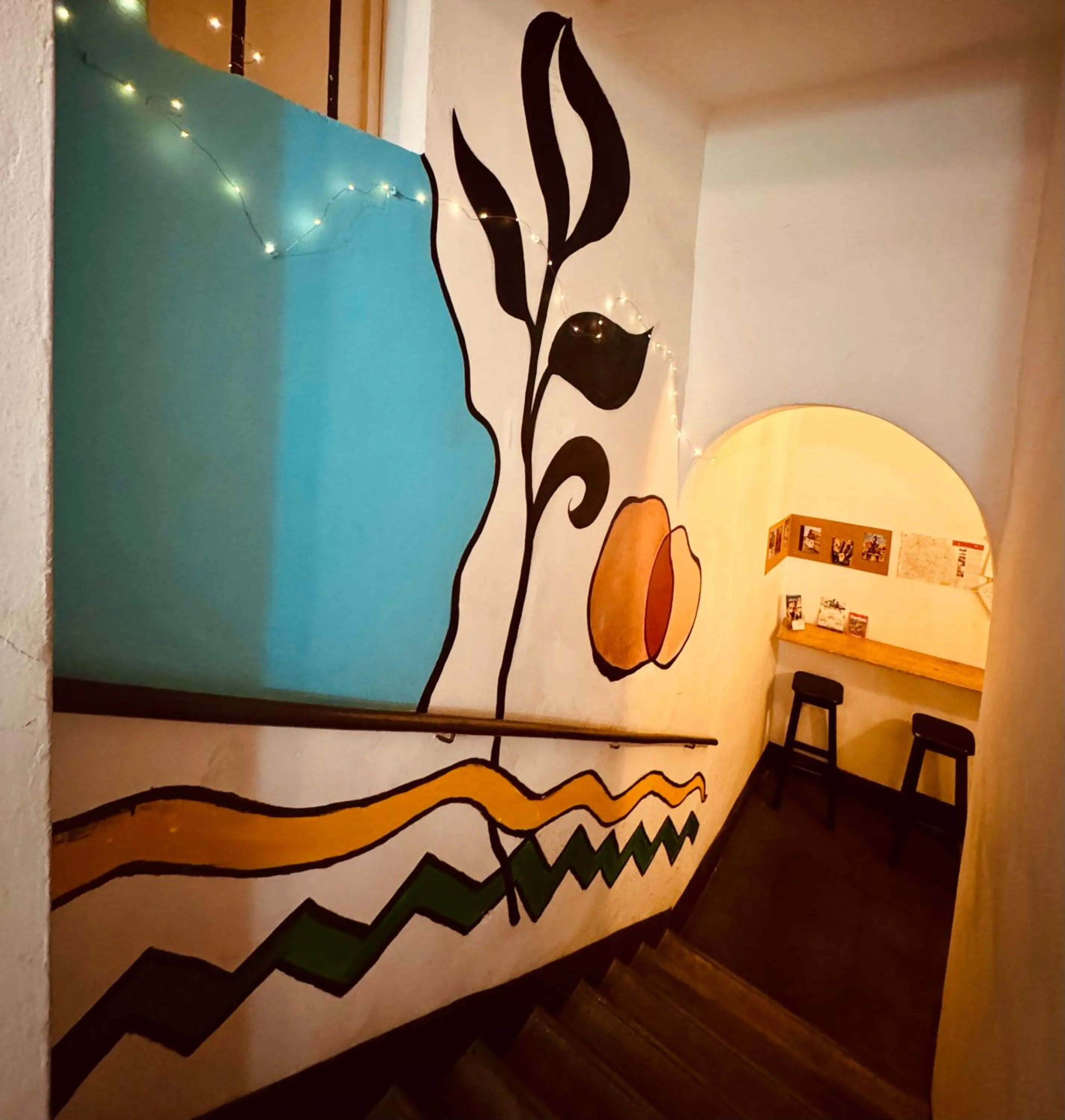 Decorative detail in Hostel Il Nosadillo - Bologna