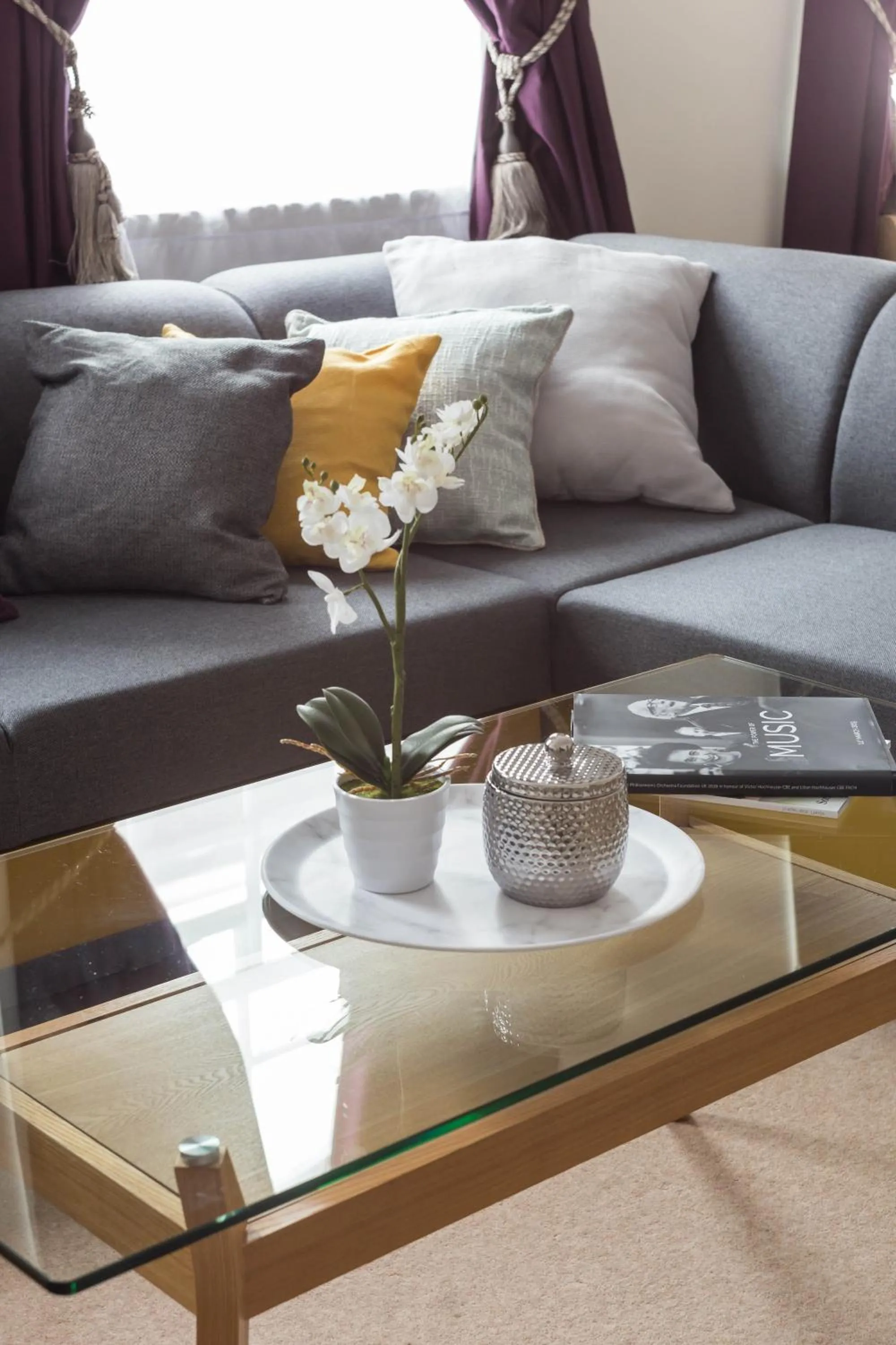 Living room in Park Lane Apartments - Clarges Street