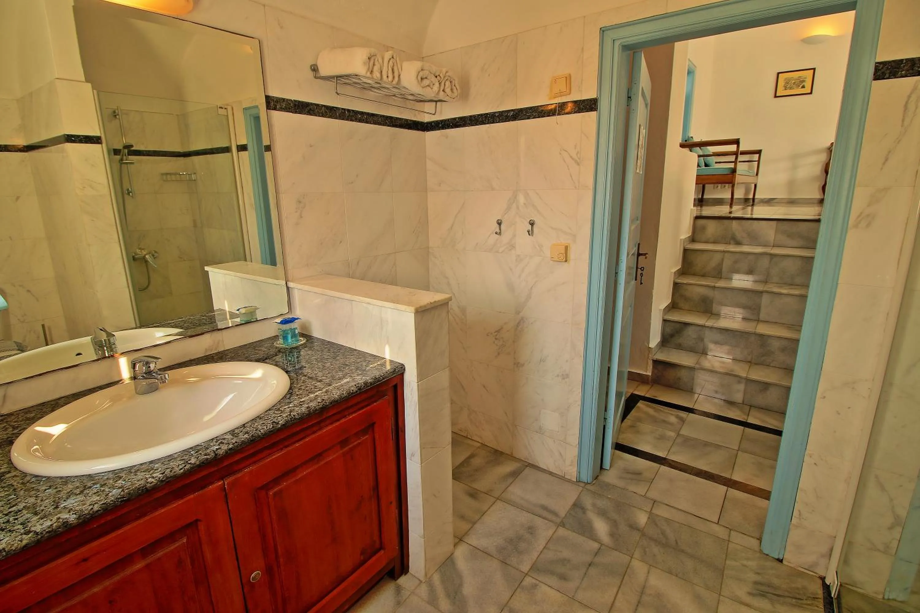 Bathroom in Aethrio Sunset Village - Oia