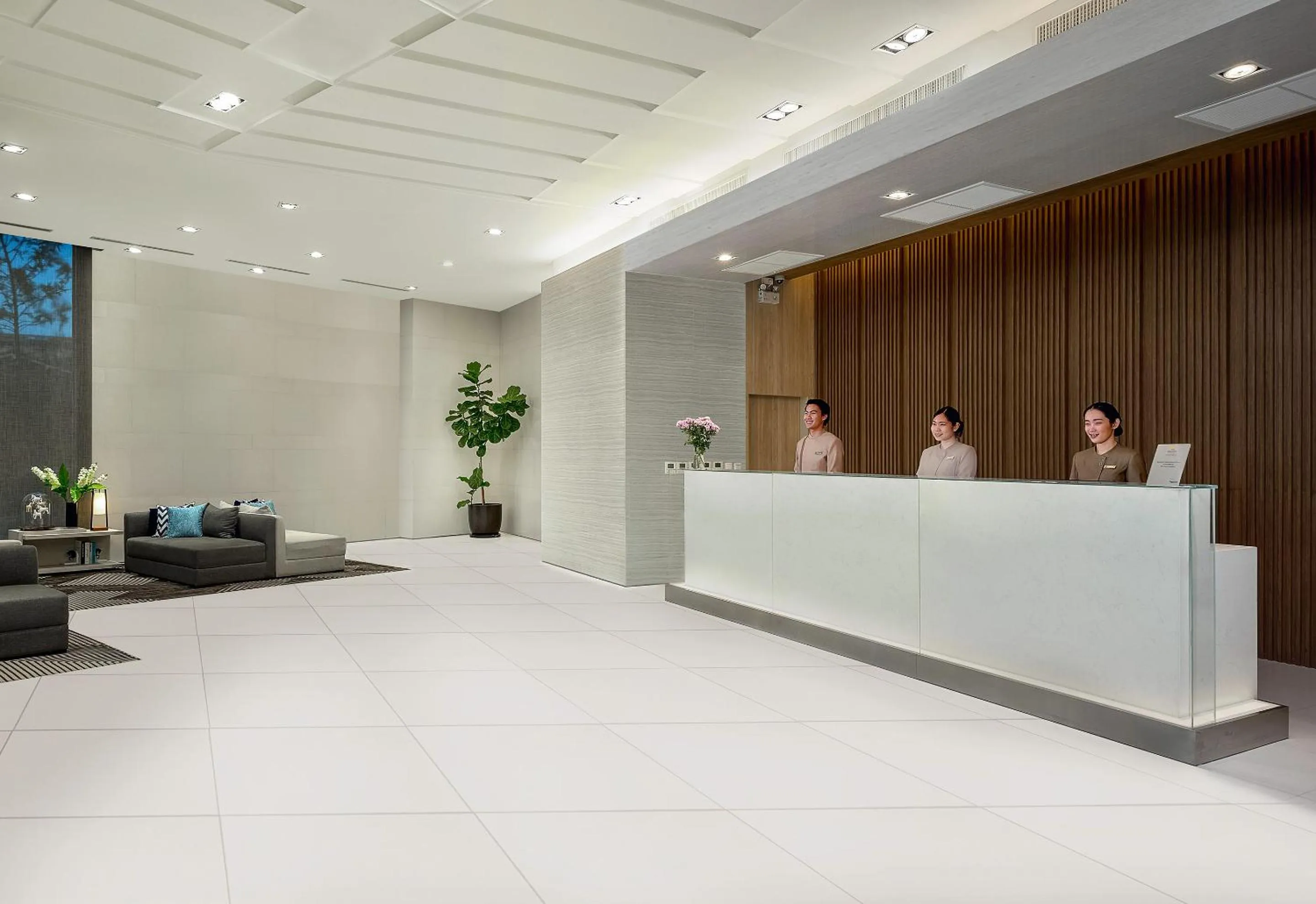 Lobby or reception in Somerset Harbourview Sri Racha