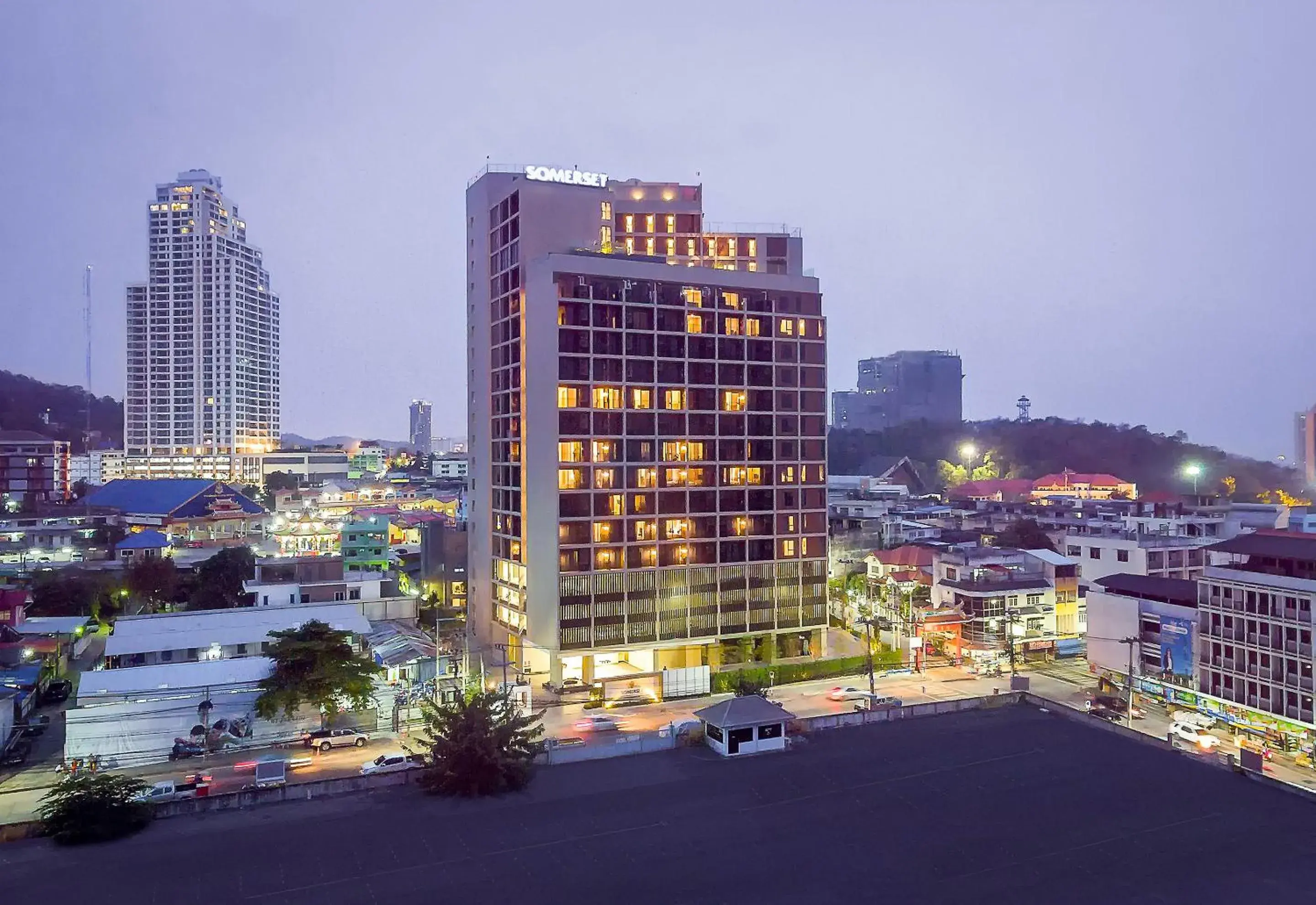 Bird's eye view in Somerset Harbourview Sri Racha Bird's eye view in Somerset Harbourview Sri Racha