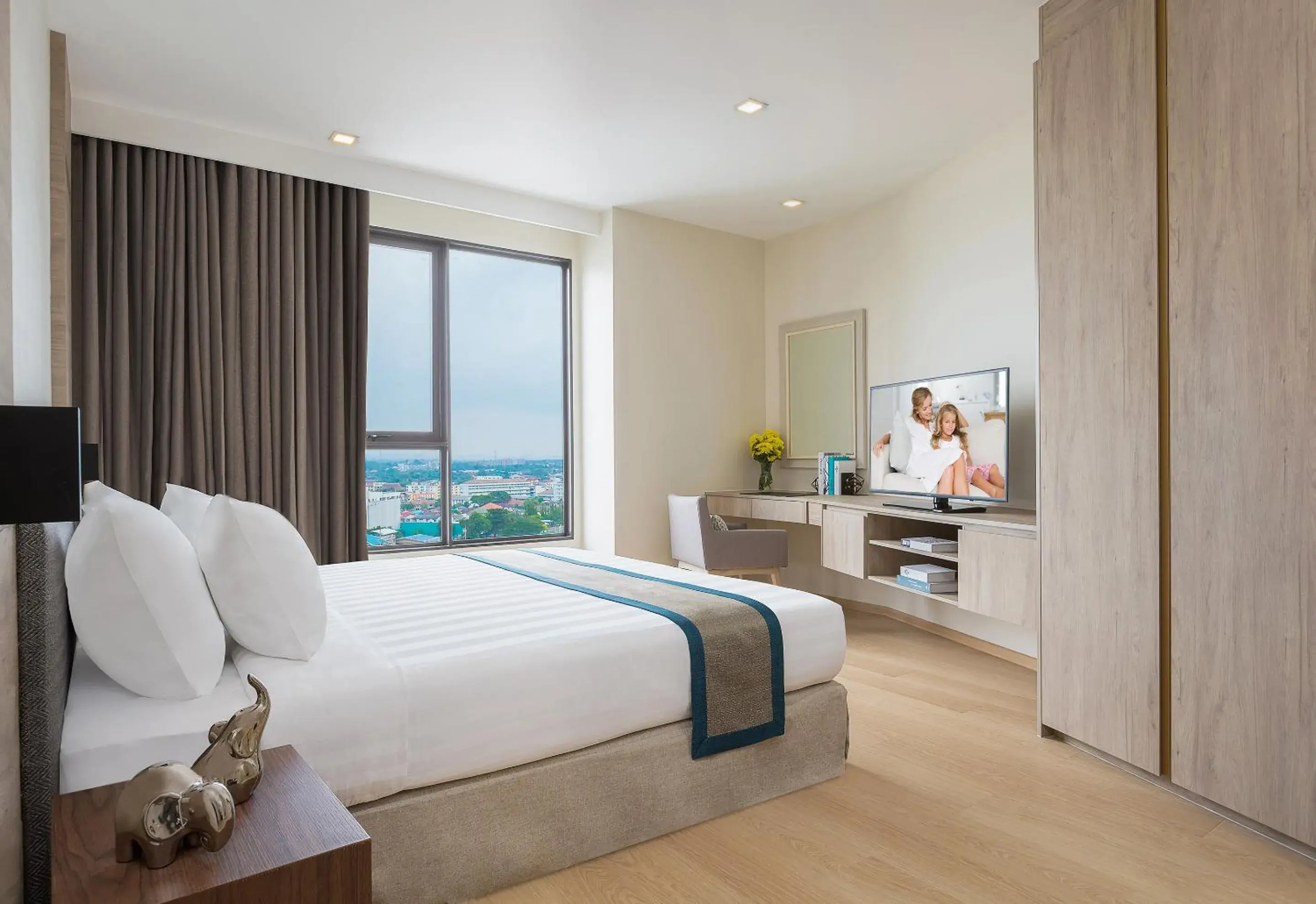 Bed in Somerset Harbourview Sri Racha Bed in Somerset Harbourview Sri Racha