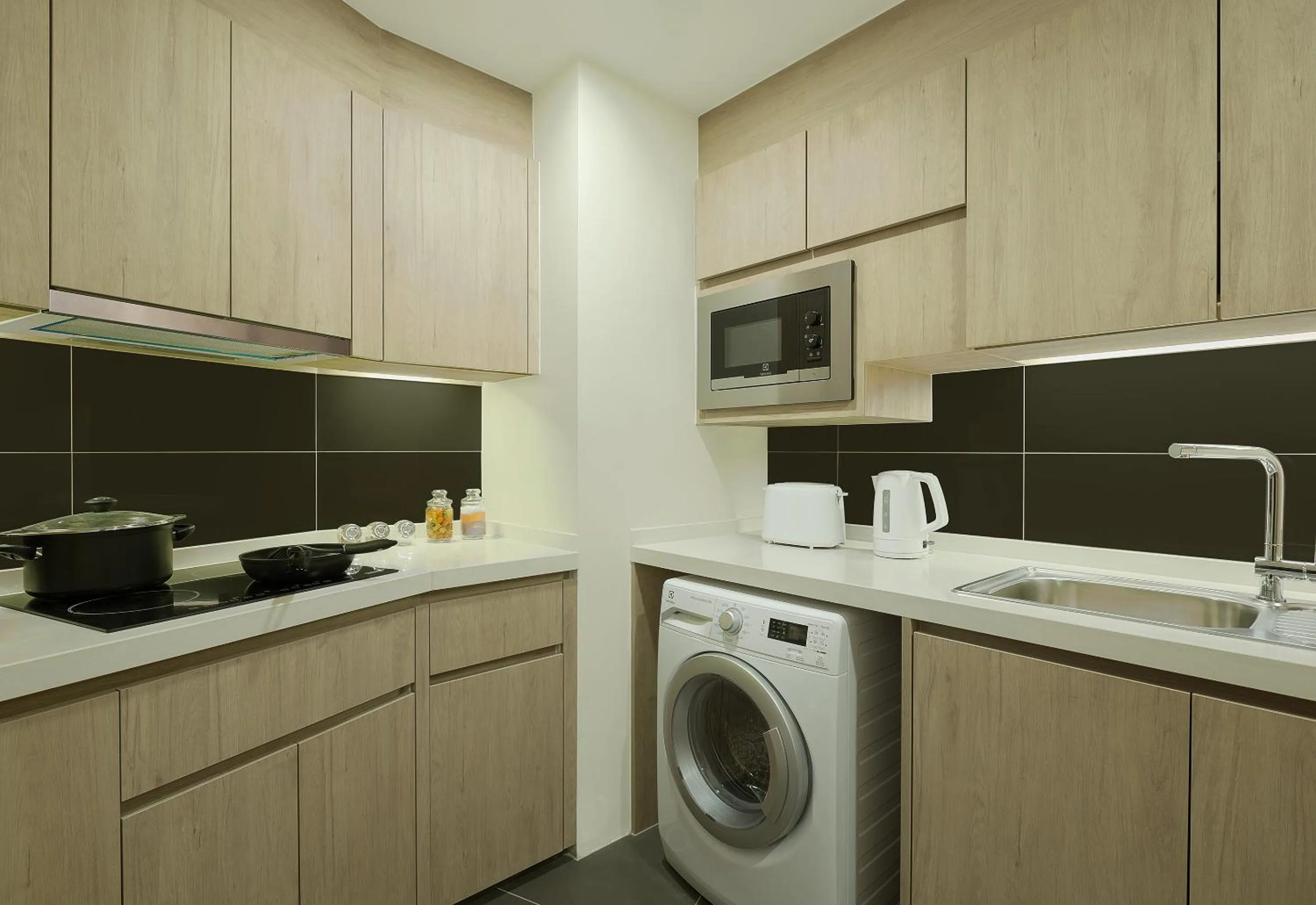 Kitchen or kitchenette in Somerset Harbourview Sri Racha