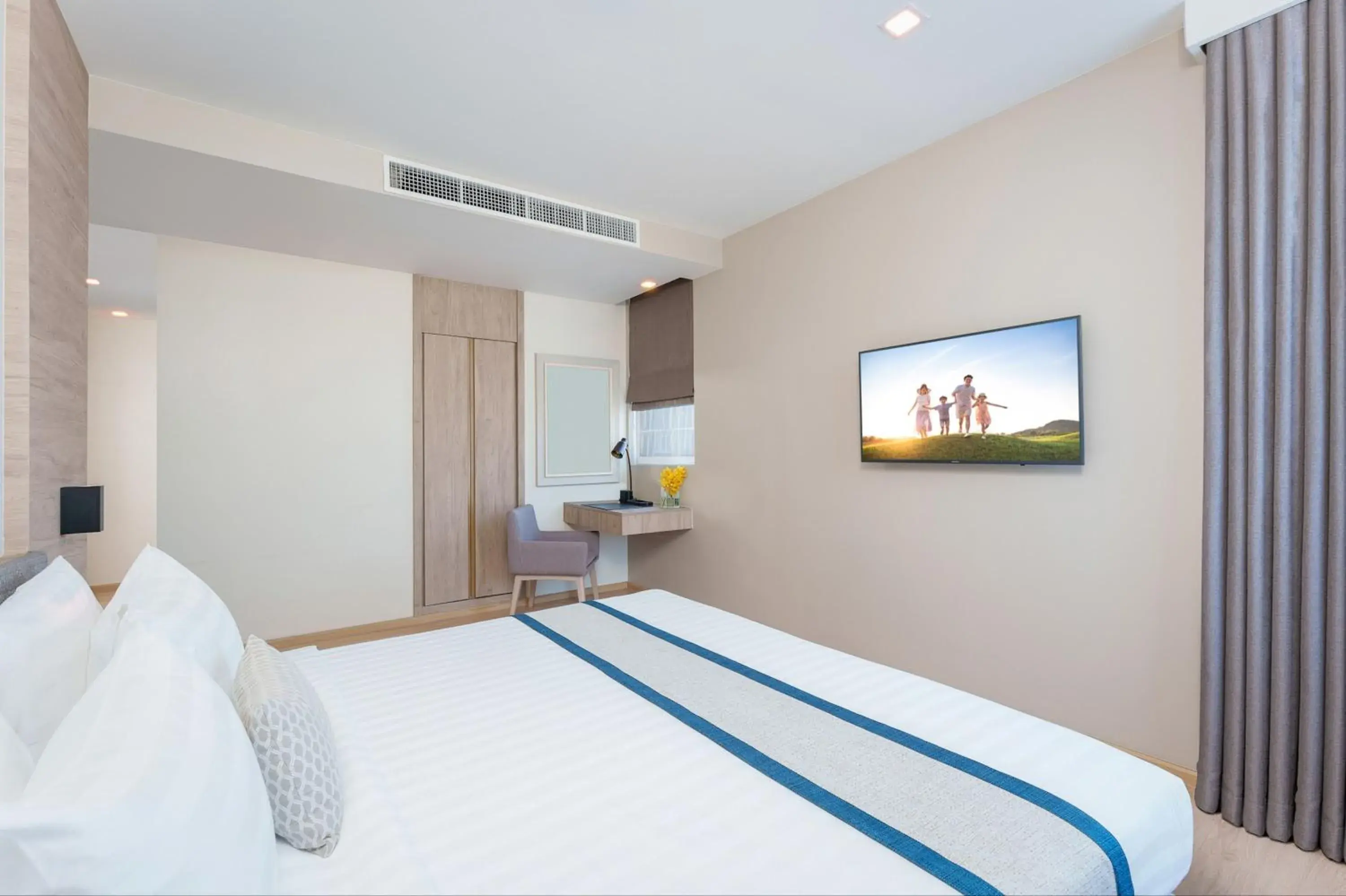 Bed in Somerset Harbourview Sri Racha Bed in Somerset Harbourview Sri Racha