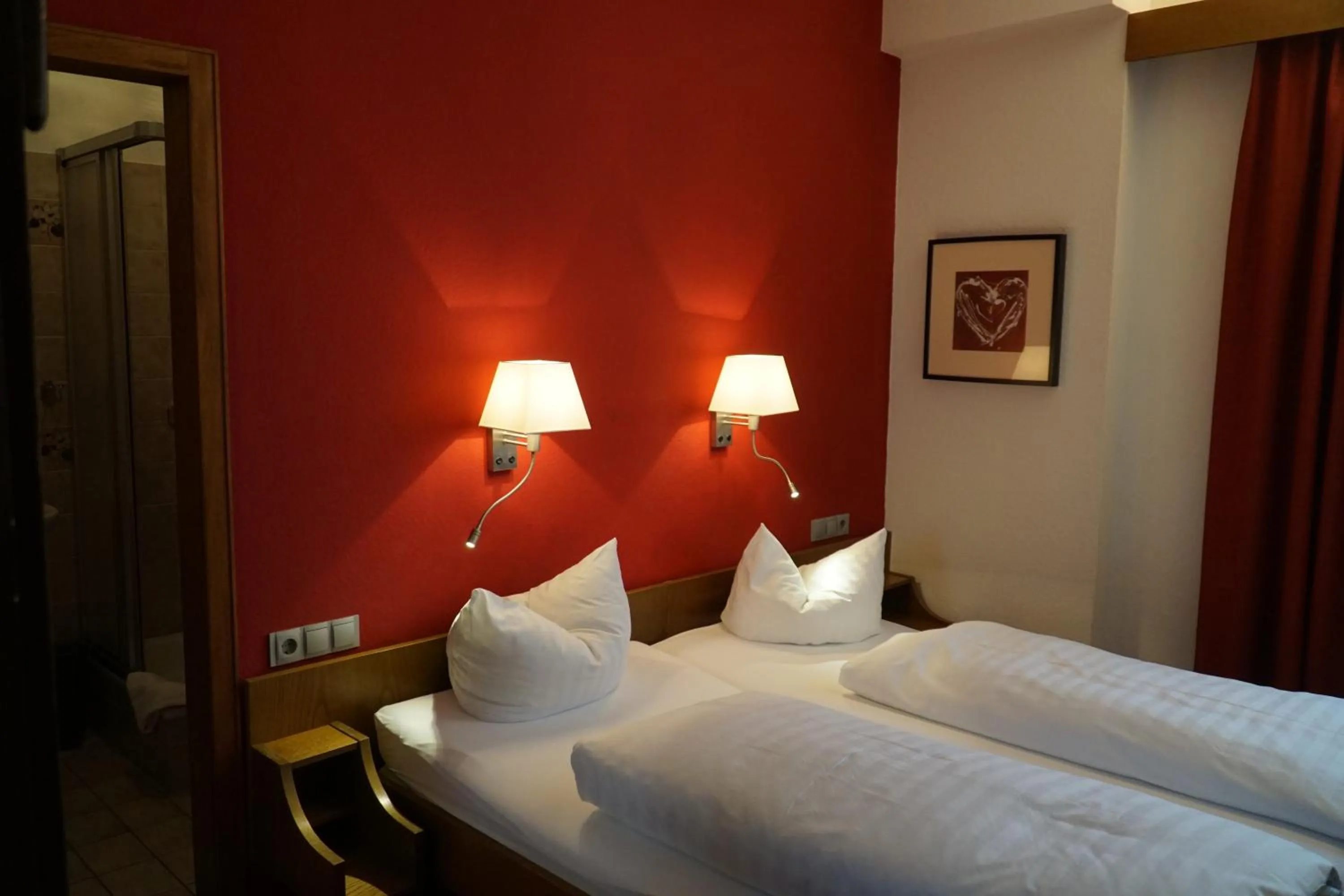 Bed in Hotel zum Goldenen Ochsen