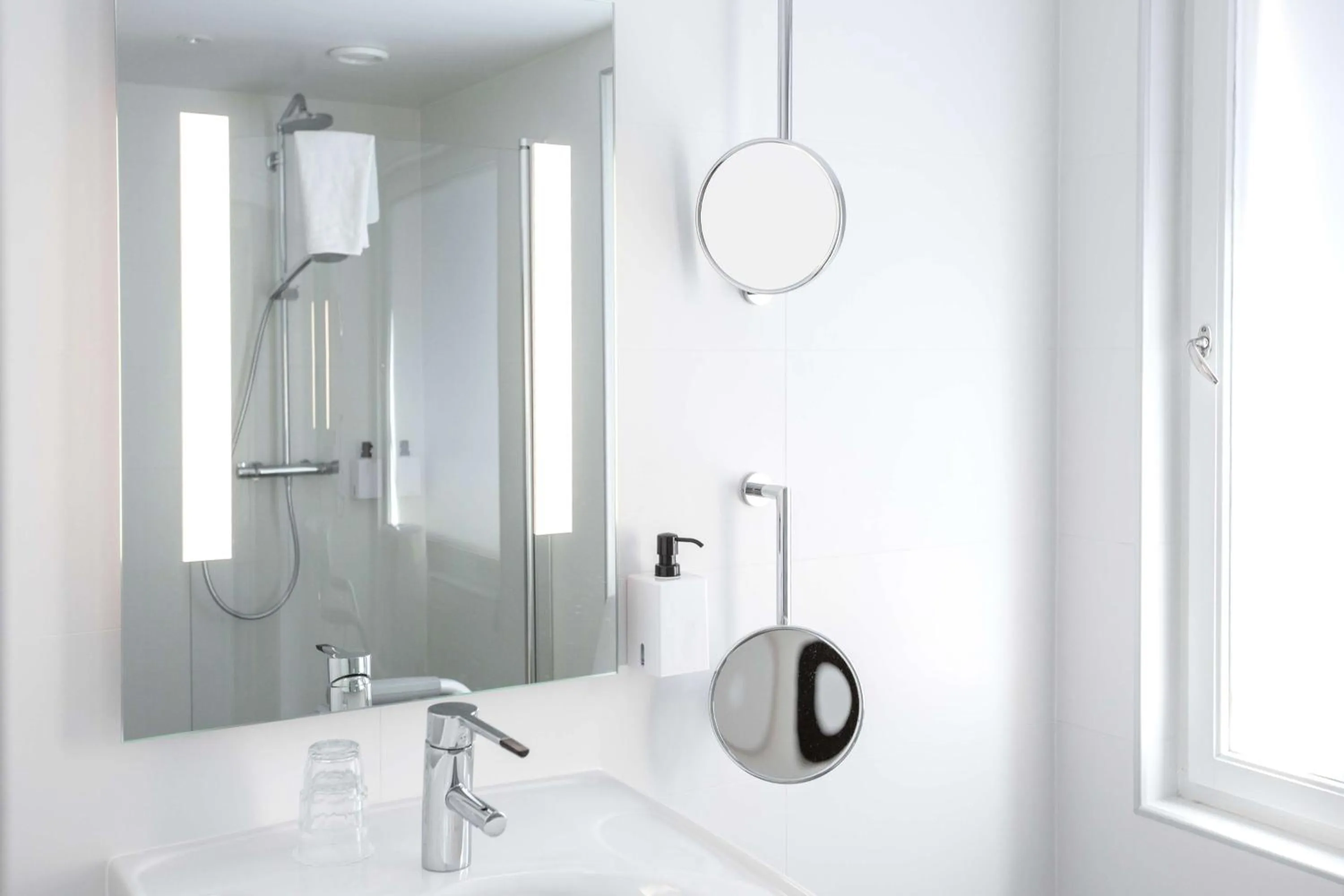 Bathroom in Scandic Uplandia