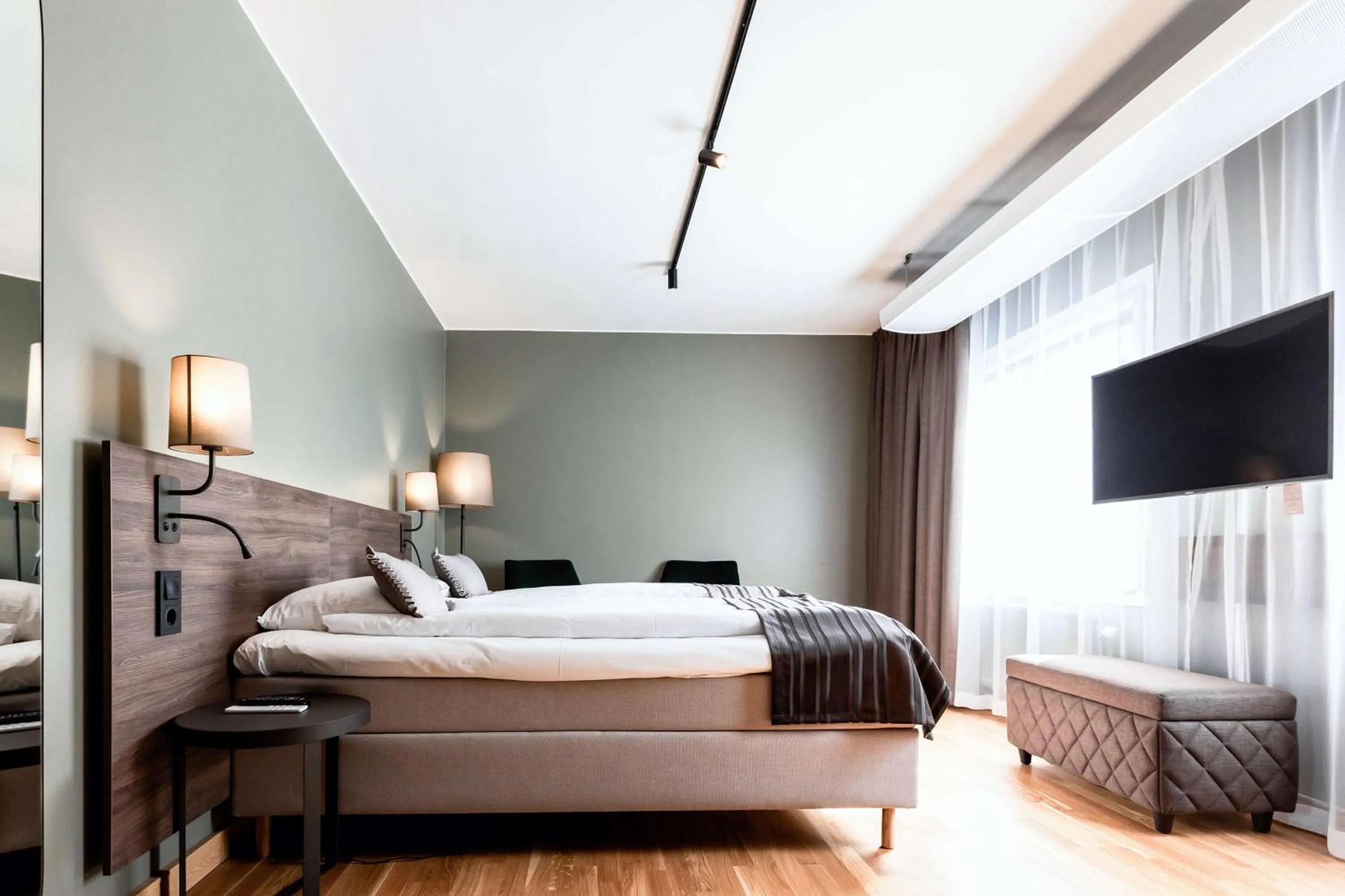 Photo of the whole room, Bed in Scandic Uplandia